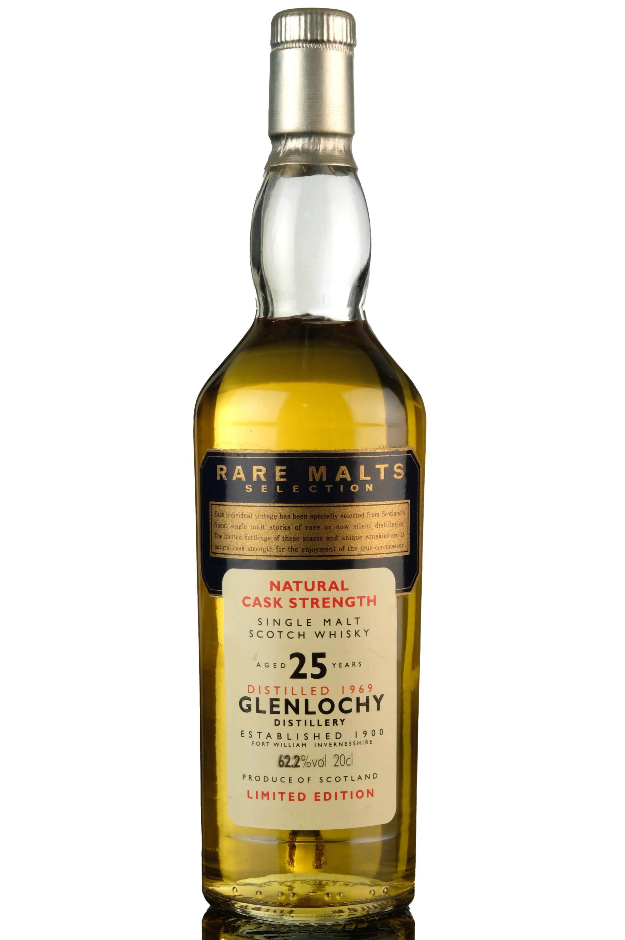 Glenlochy 1969 - 25 Year Old - Rare Malts 62.2% - Quarter Bottle