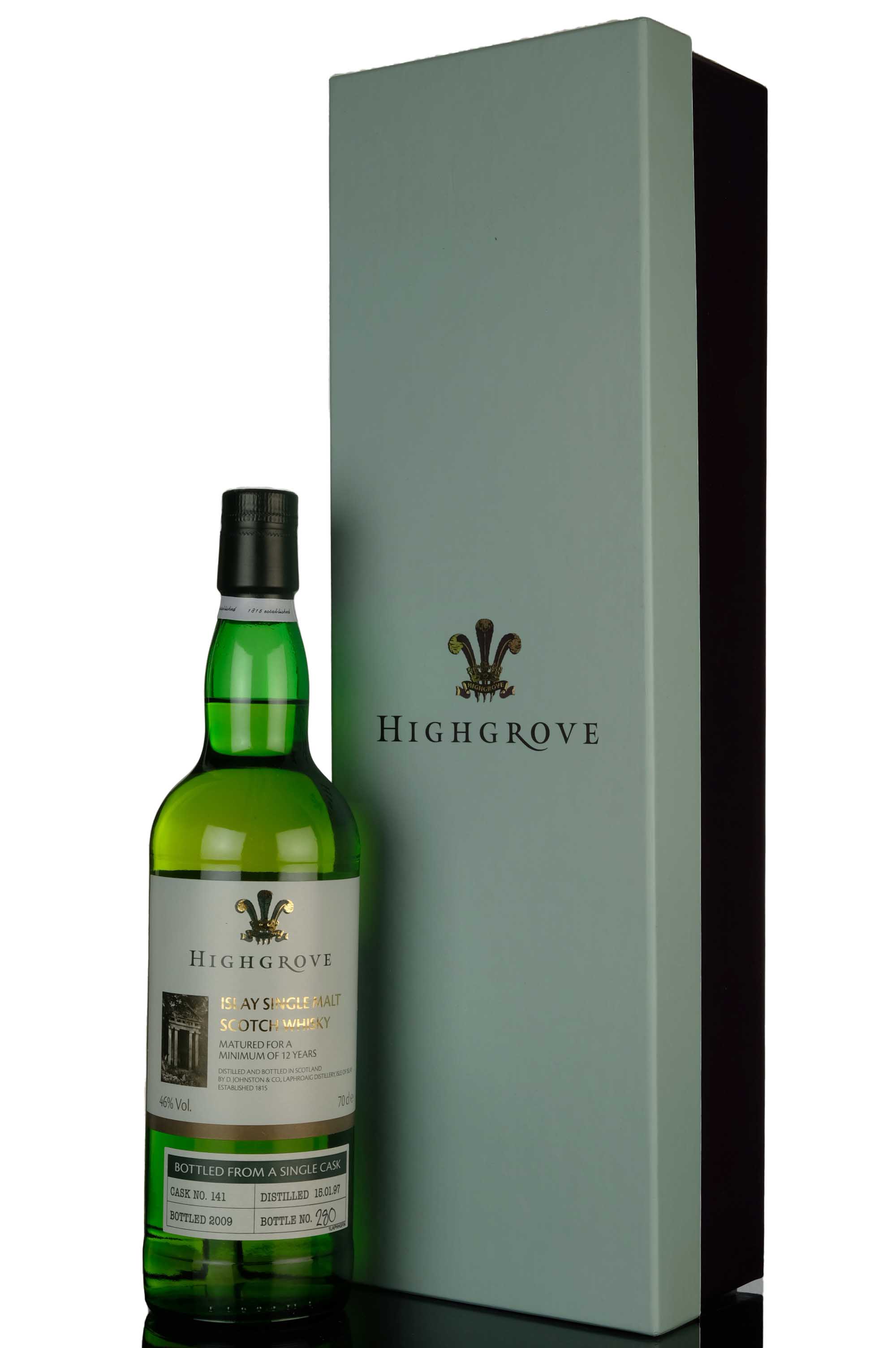 Laphroaig 1997-2009 - 12 Year Old - Highgrove - Single Cask 141