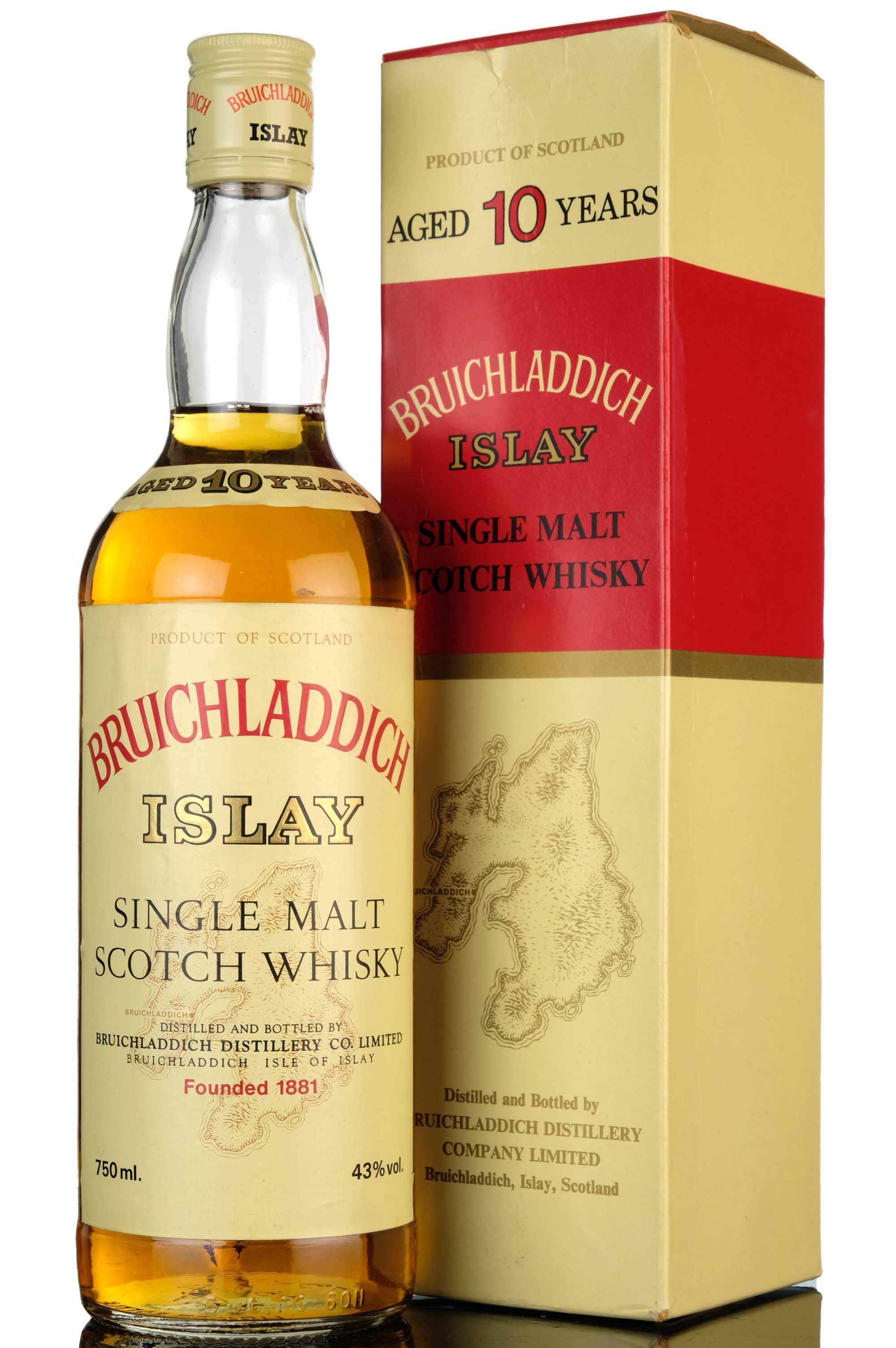 Bruichladdich 10 Year Old - 1980s