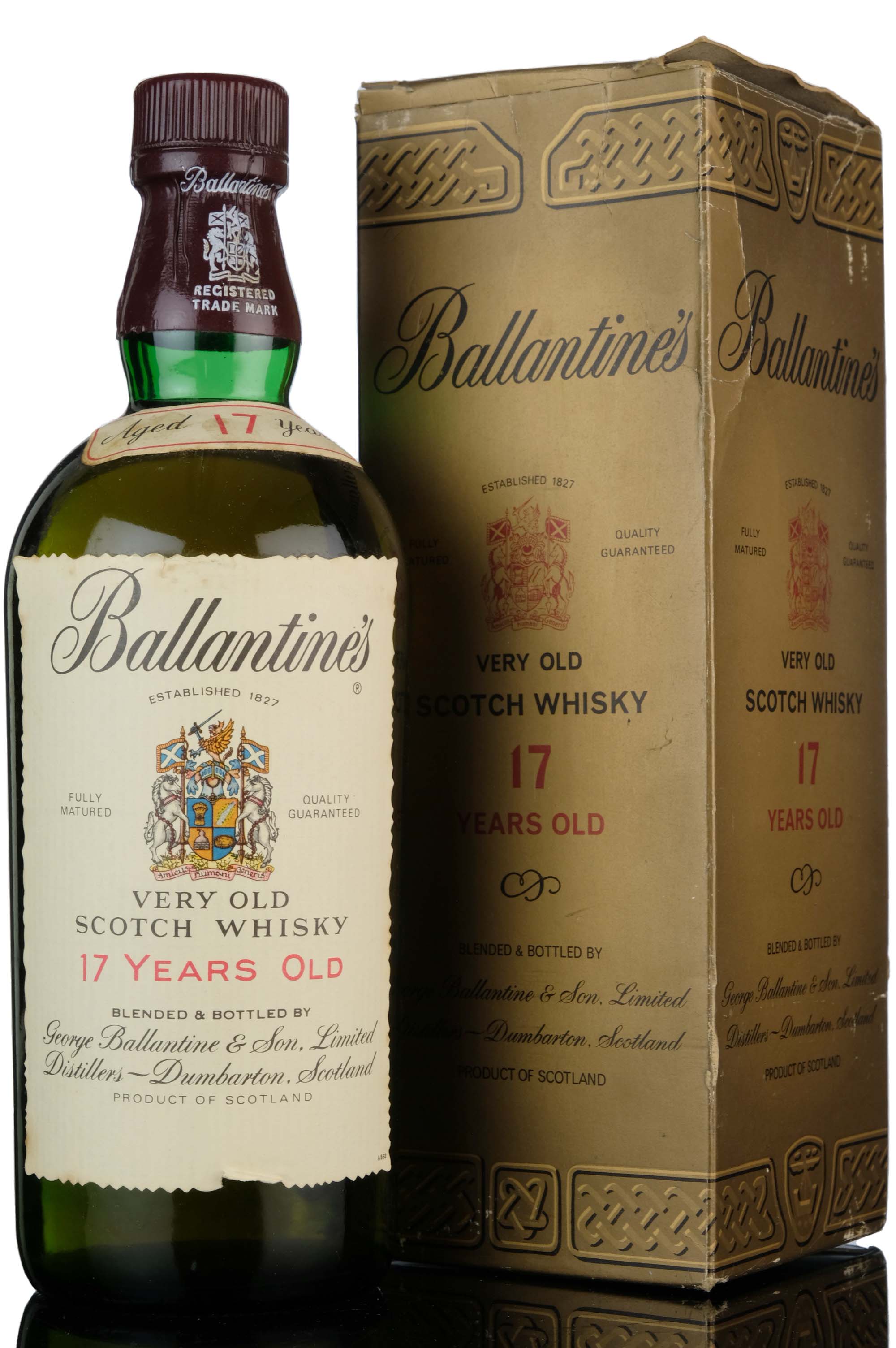 Ballantines 17 Year Old 1970s