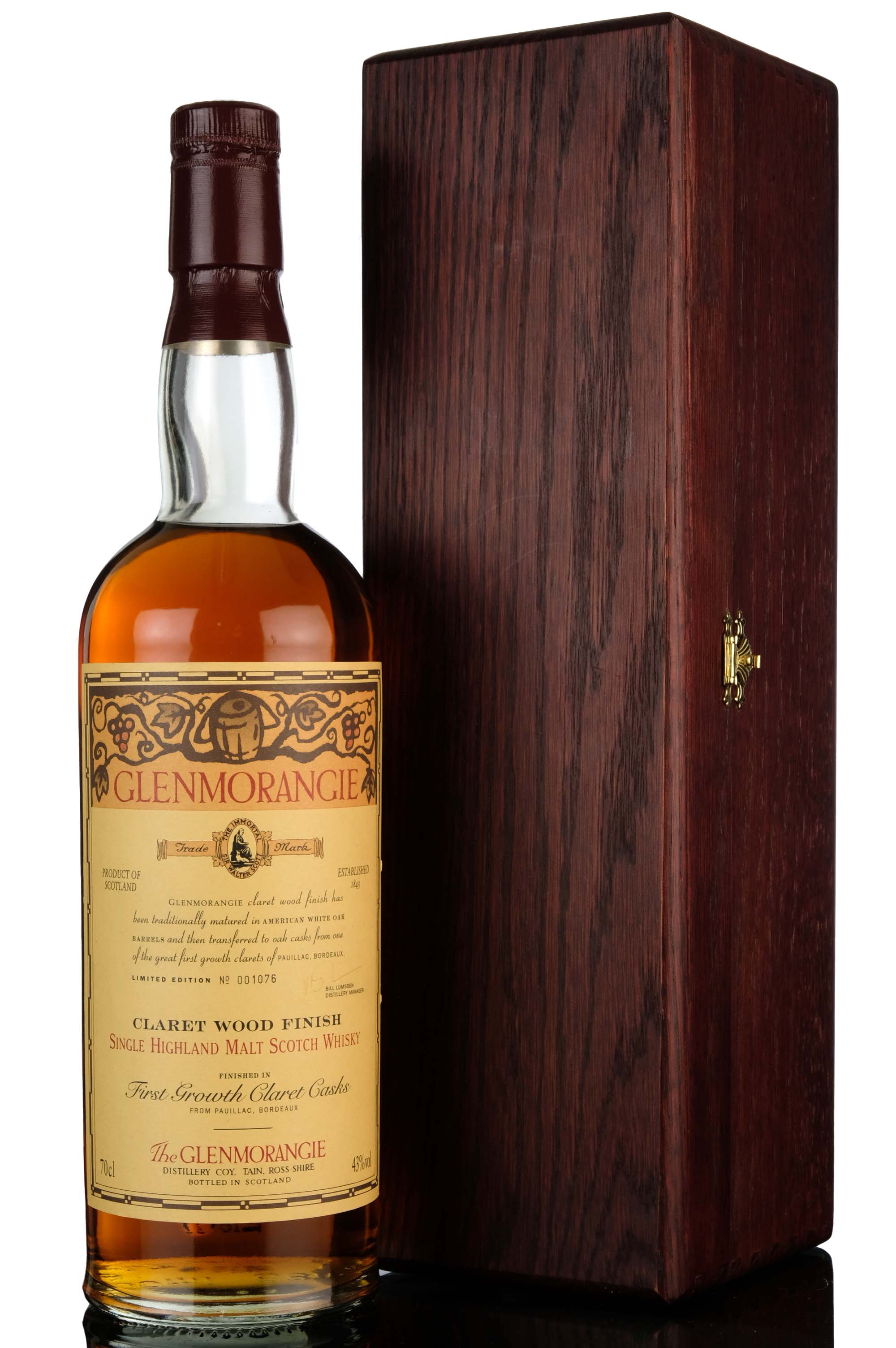 Glenmorangie Claret Wood Finish - 1990 Release