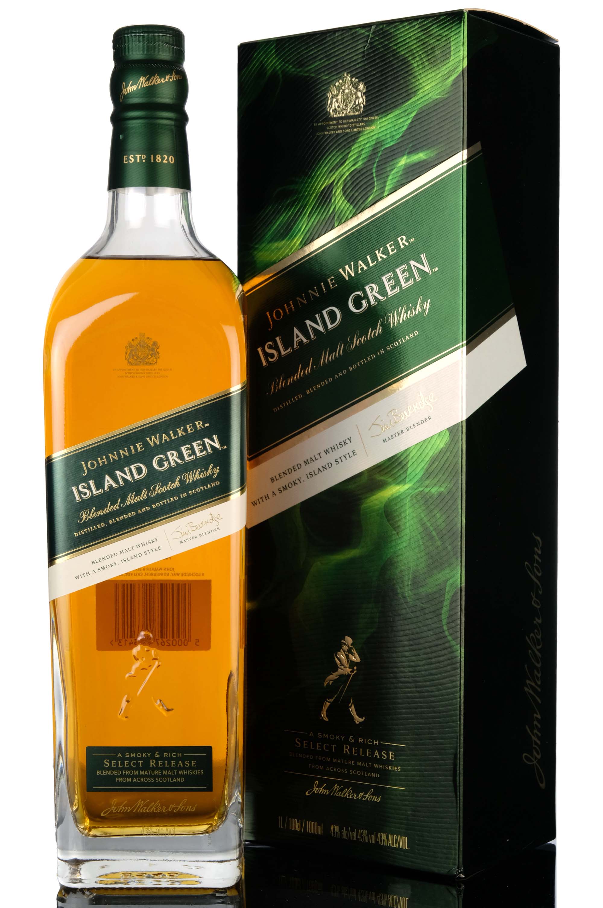 Johnnie Walker Island Green Select Reserve - 1 Litre