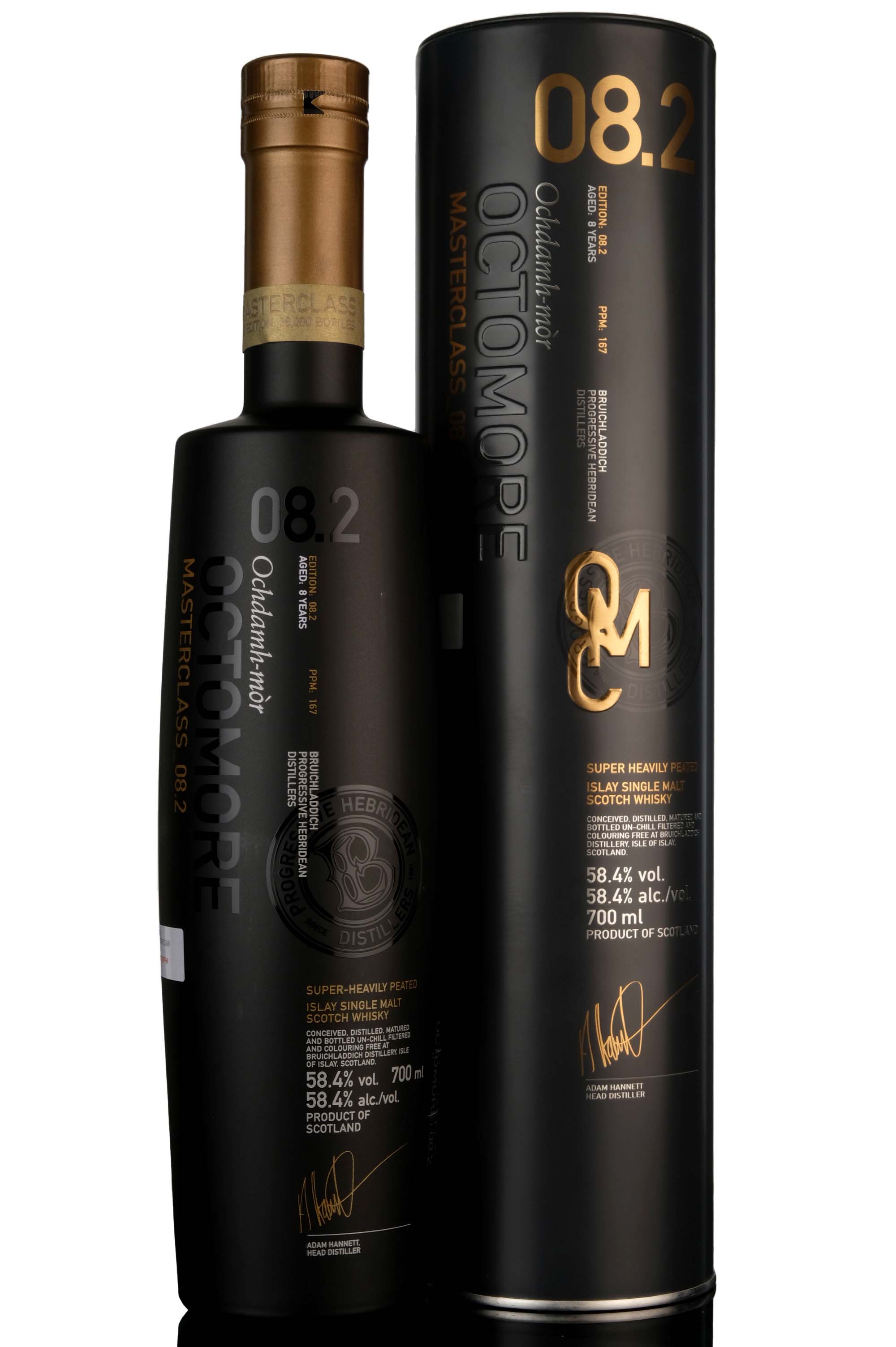 Octomore 8 Year Old - Ochdamh-mor - 08.2 Masterclass - 2018 Release