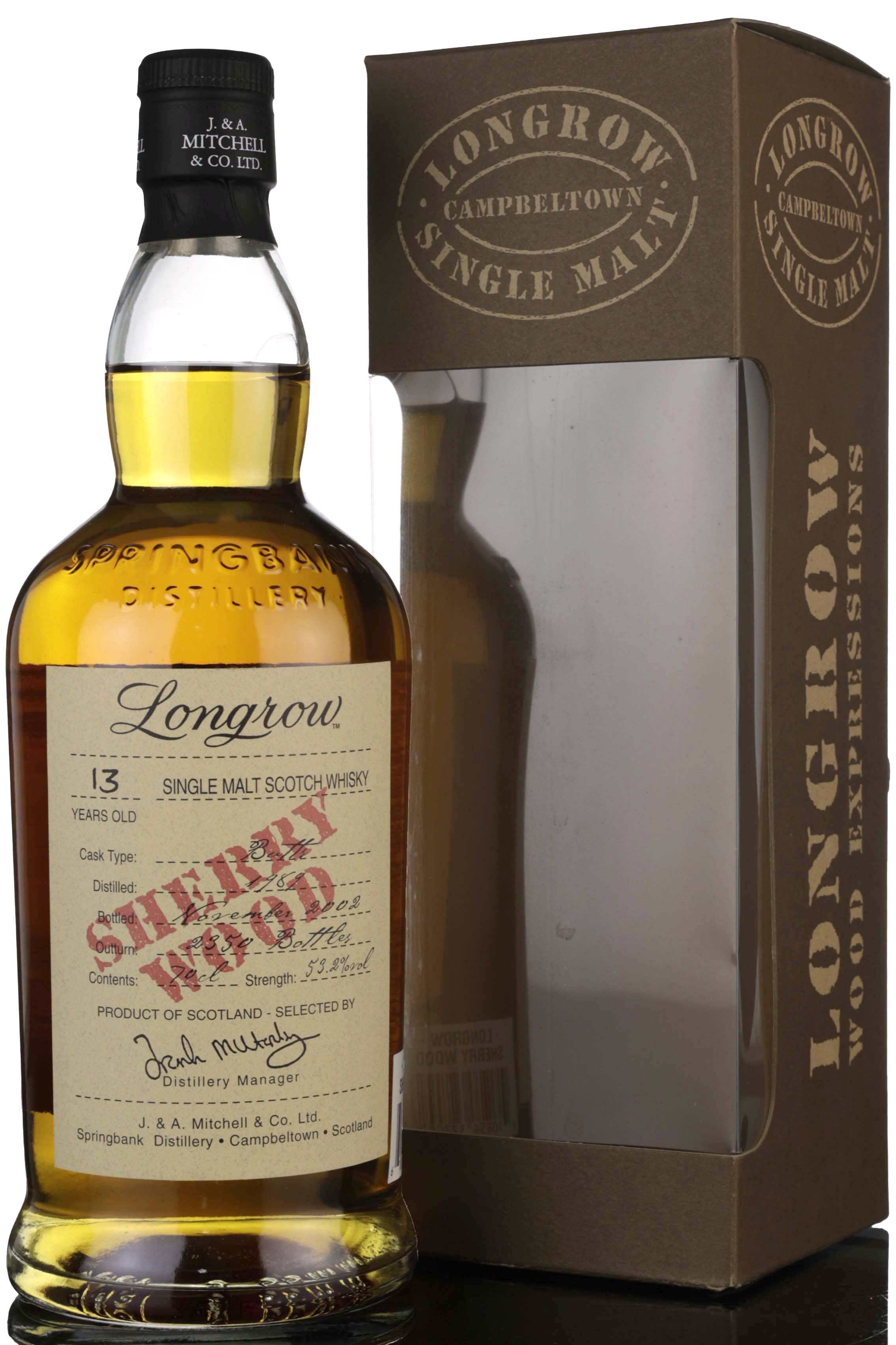 Longrow 1989-2002 - 13 Year Old - Sherry Wood