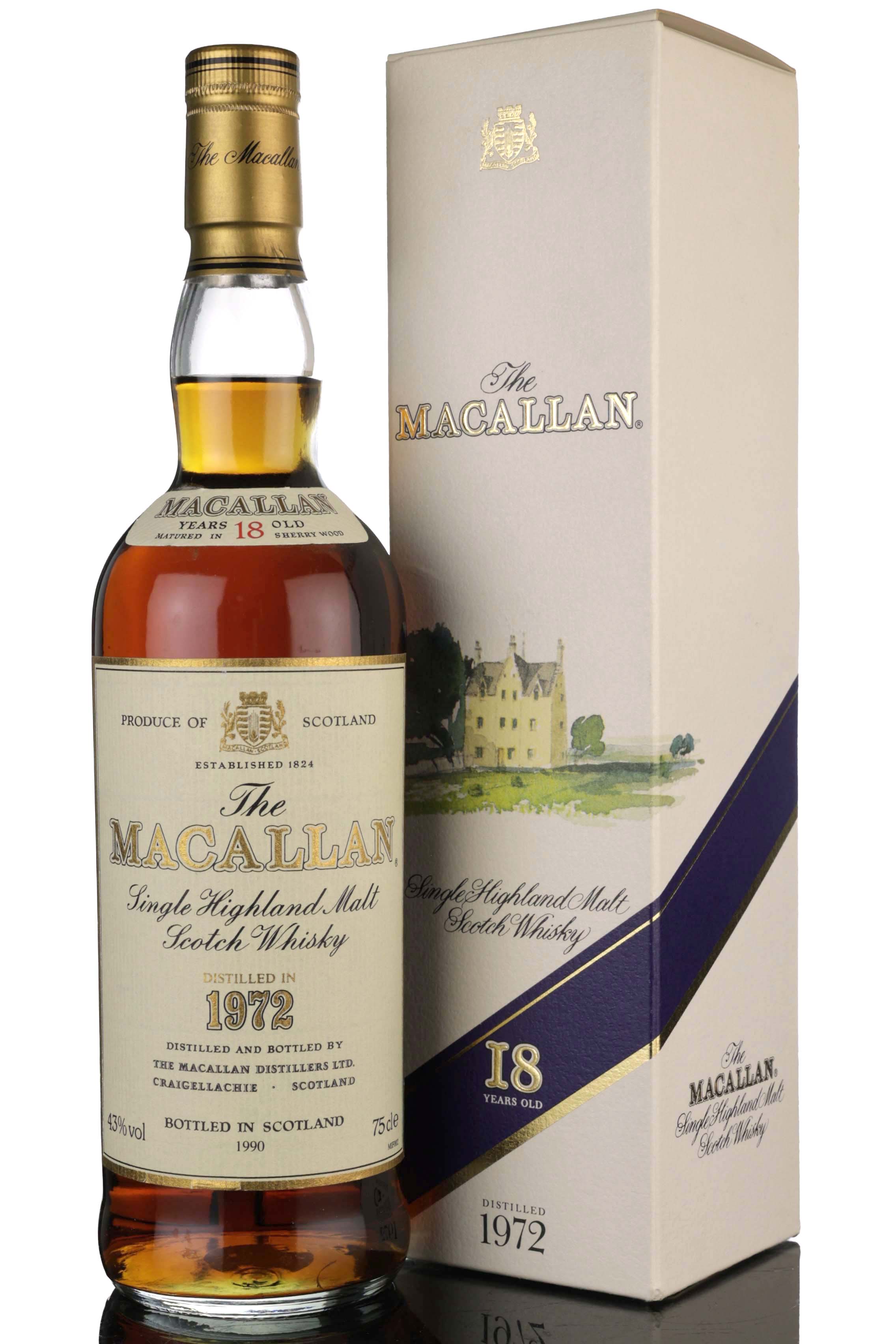 Macallan 1972-1990 - 18 Year Old - Sherry Cask