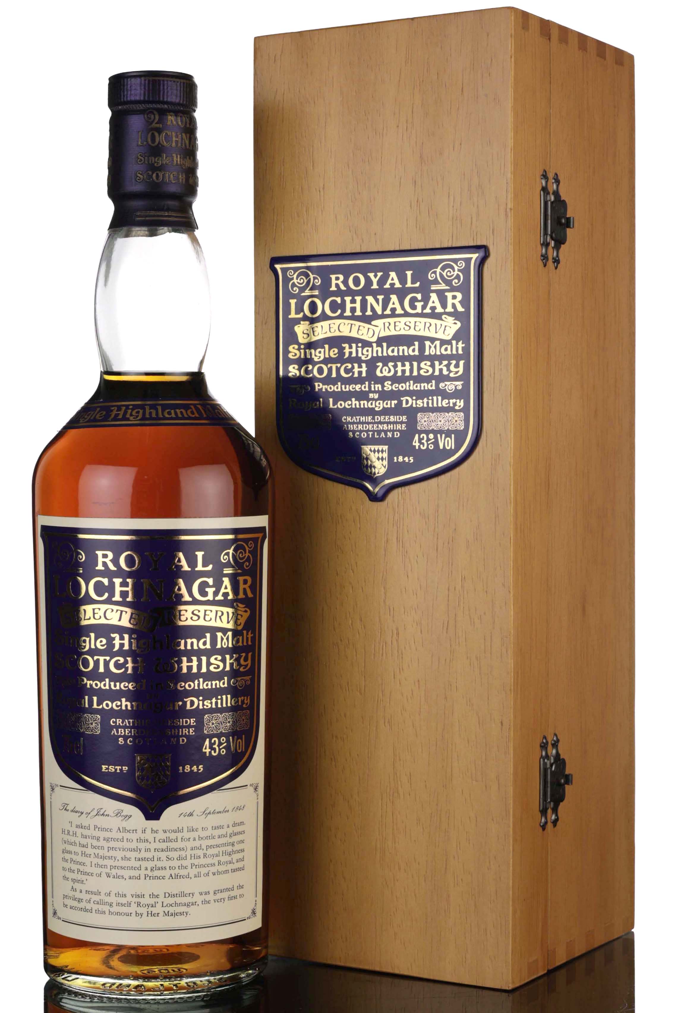 Royal Lochnagar Selected Reserve - Circa 1990