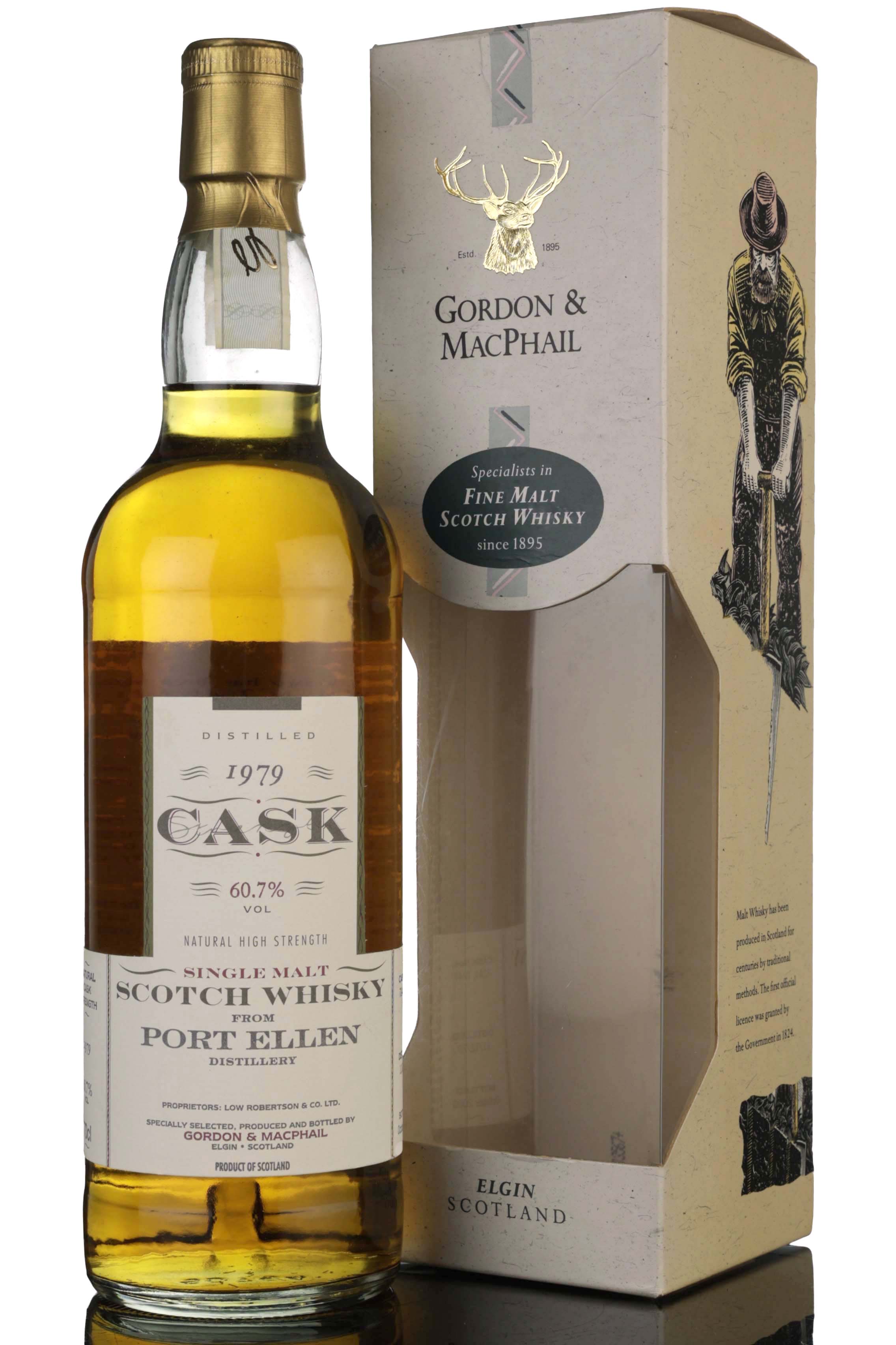 Port Ellen 1979-2000 - 20 Year Old - Gordon & MacPhail - Cask Strength - Casks 7244-7247