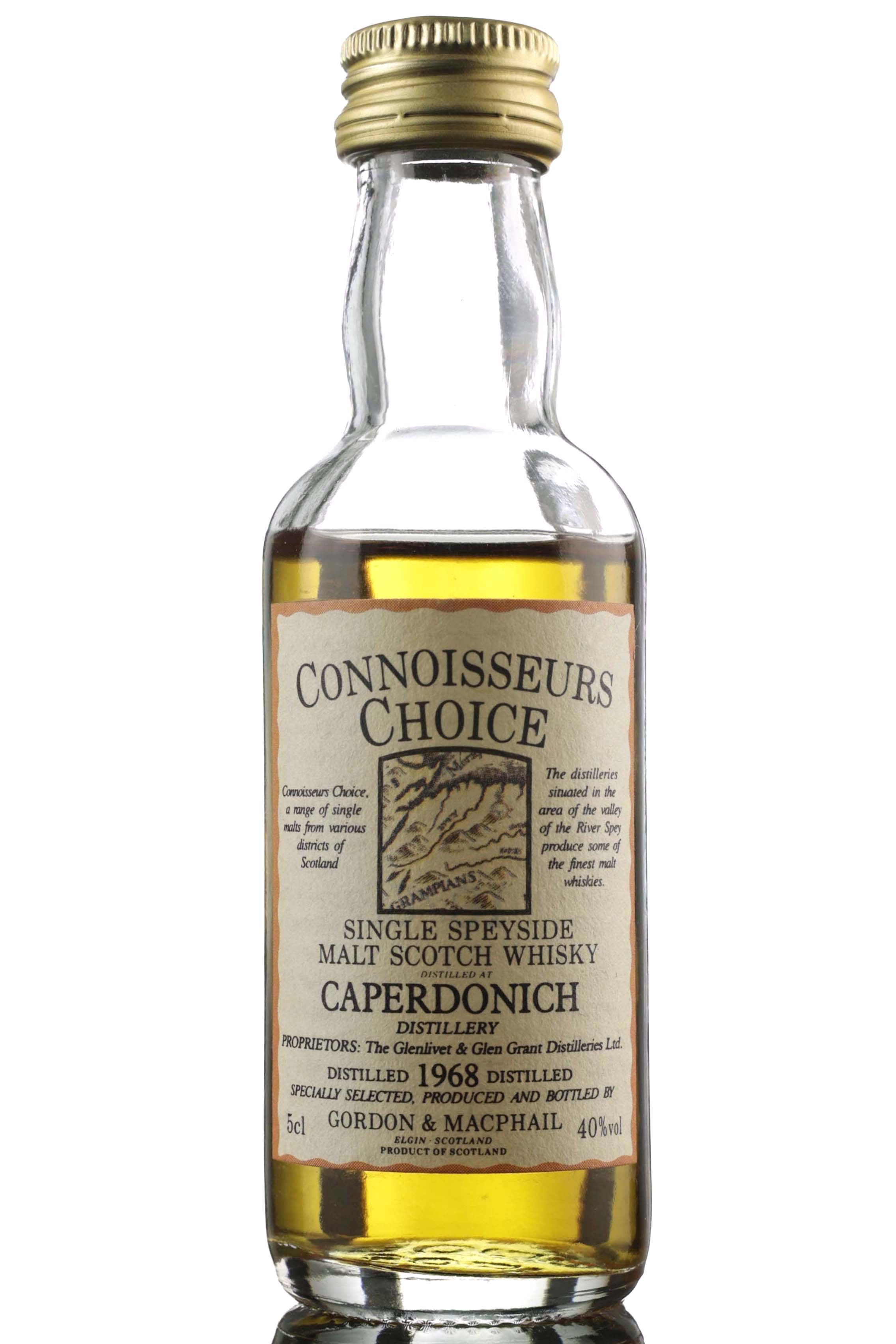 Caperdonich 1968 - Gordon & MacPhail - Connoisseurs Choice - Miniature