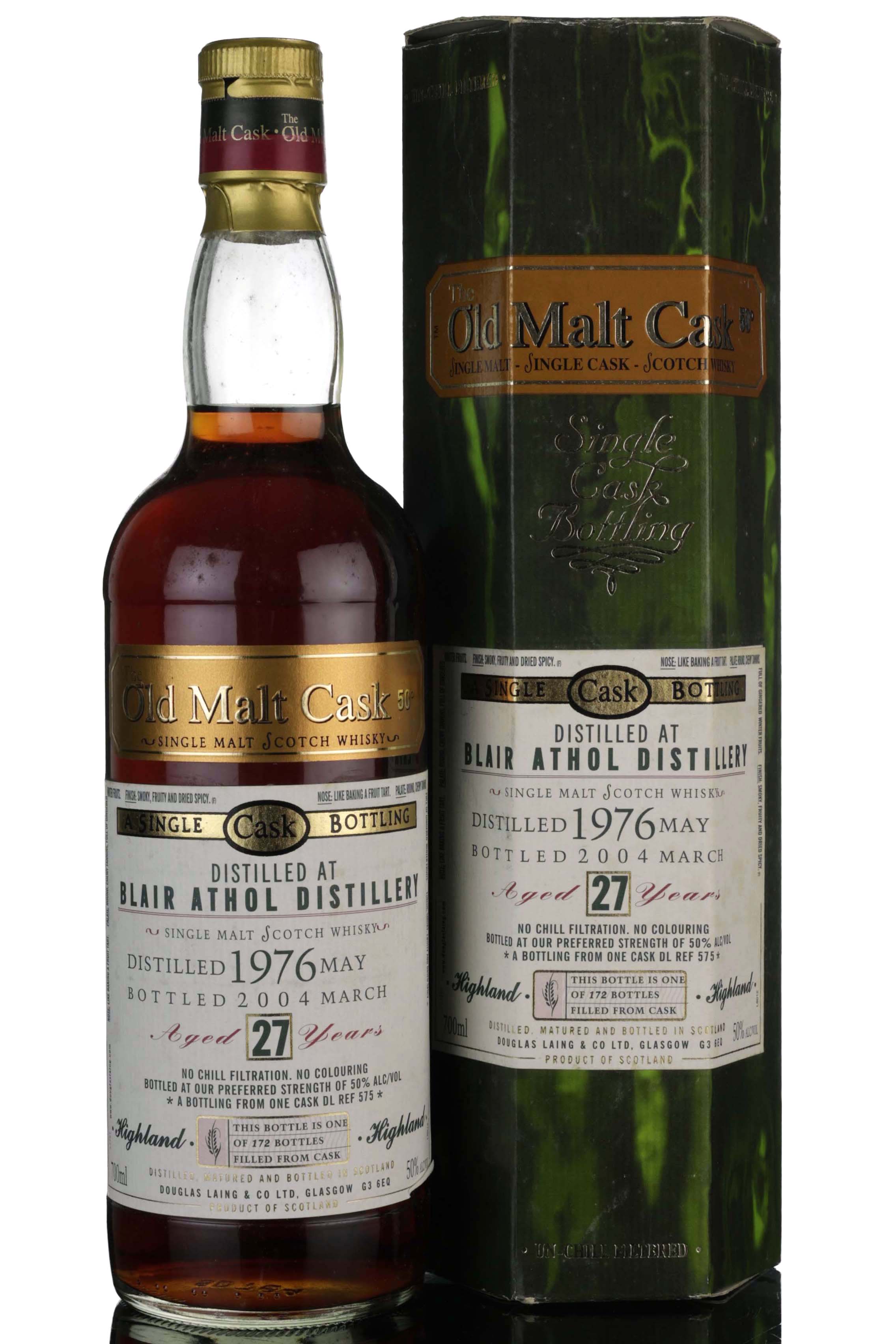 Blair Athol 1976-2004 - 27 Year Old - Douglas Laing - Old Malt Cask - Single Cask 575