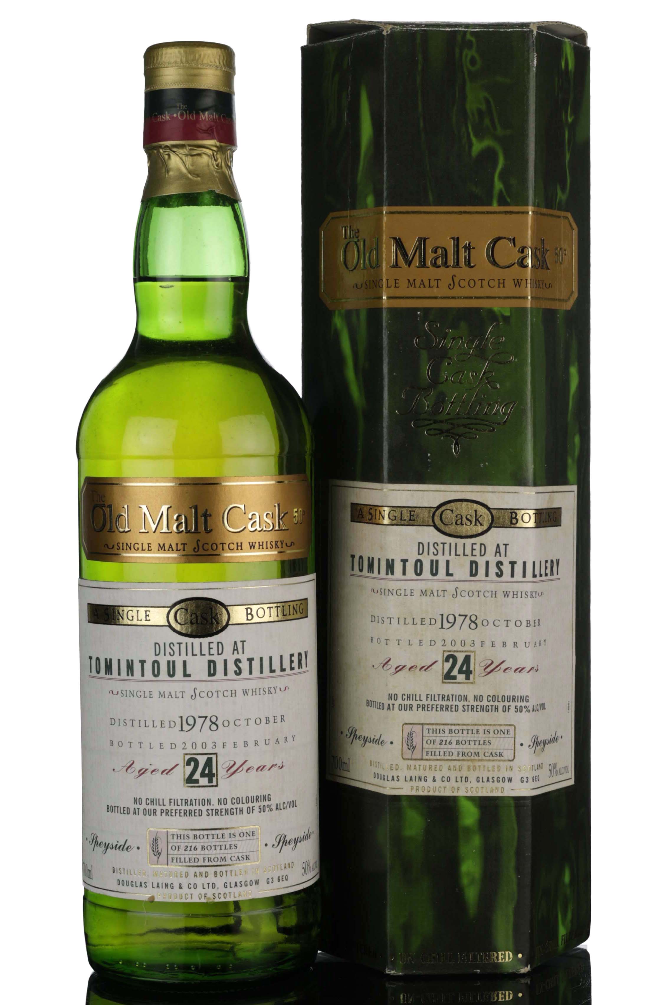 Tomintoul 1978-2003 - 24 Year Old - Douglas Laing - Old Malt Cask - Single Cask