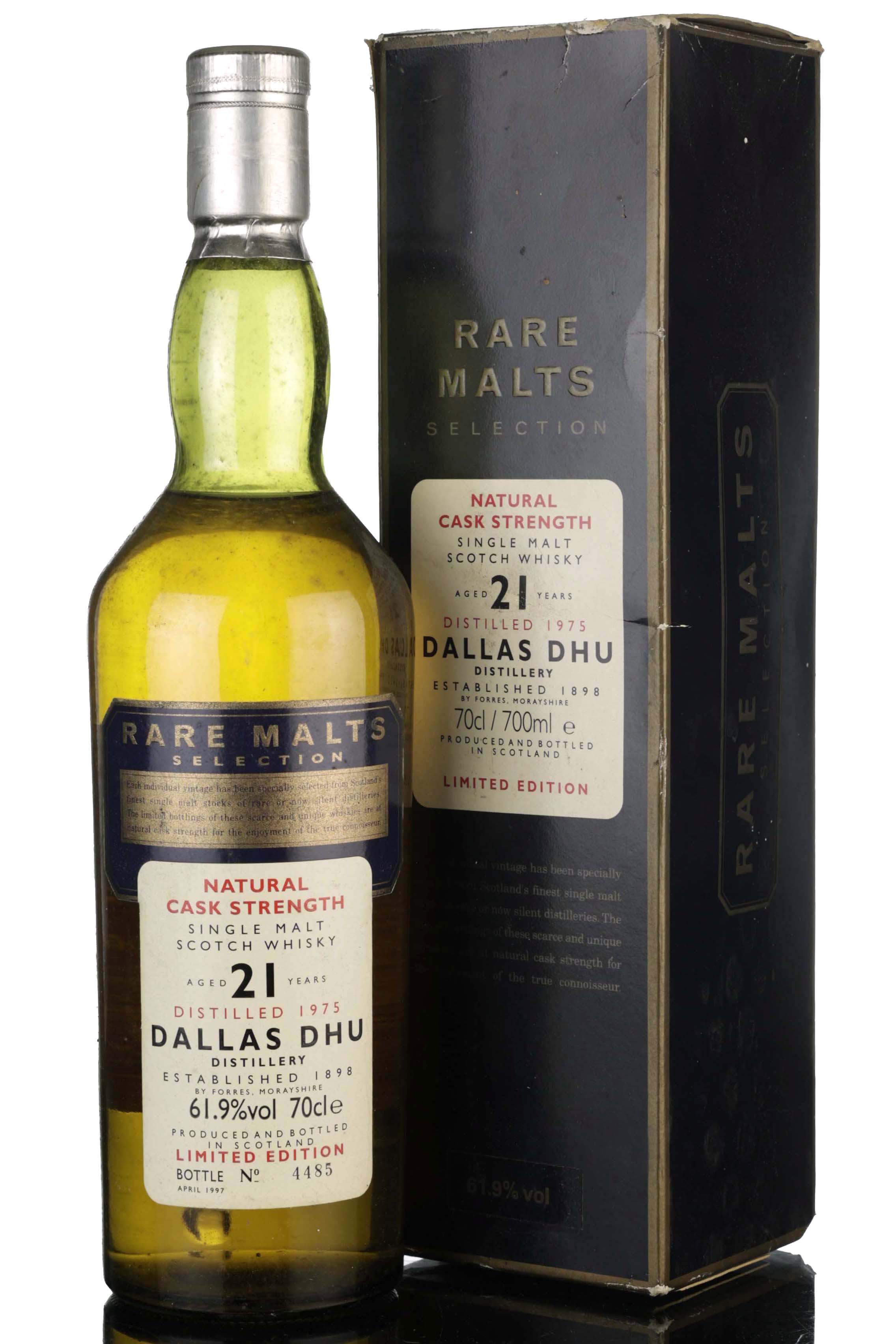 Dallas Dhu 1975-1997 - 21 Year Old - Rare Malts 61.9%