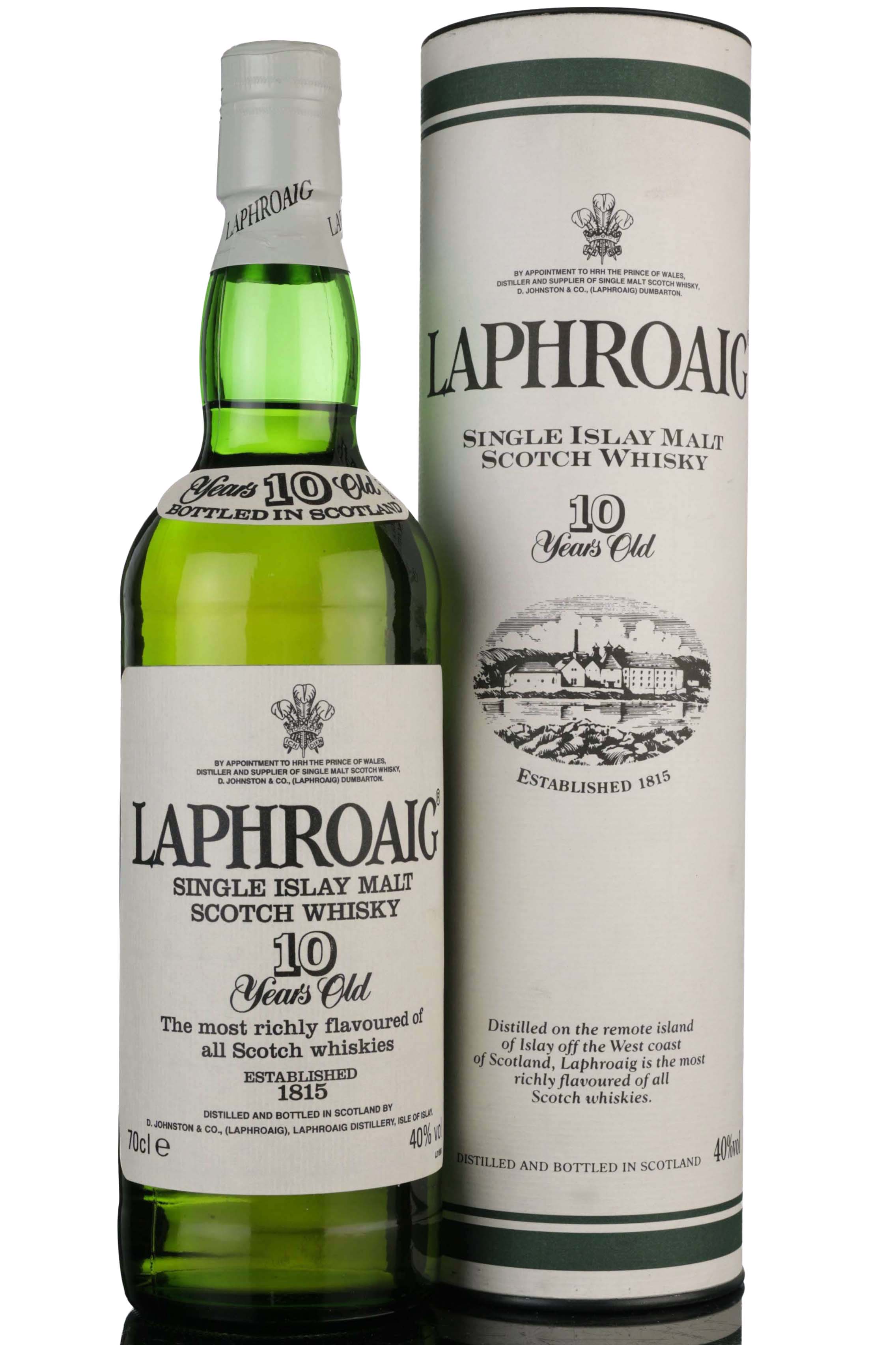 Laphroaig 10 Year Old - Late 1990s