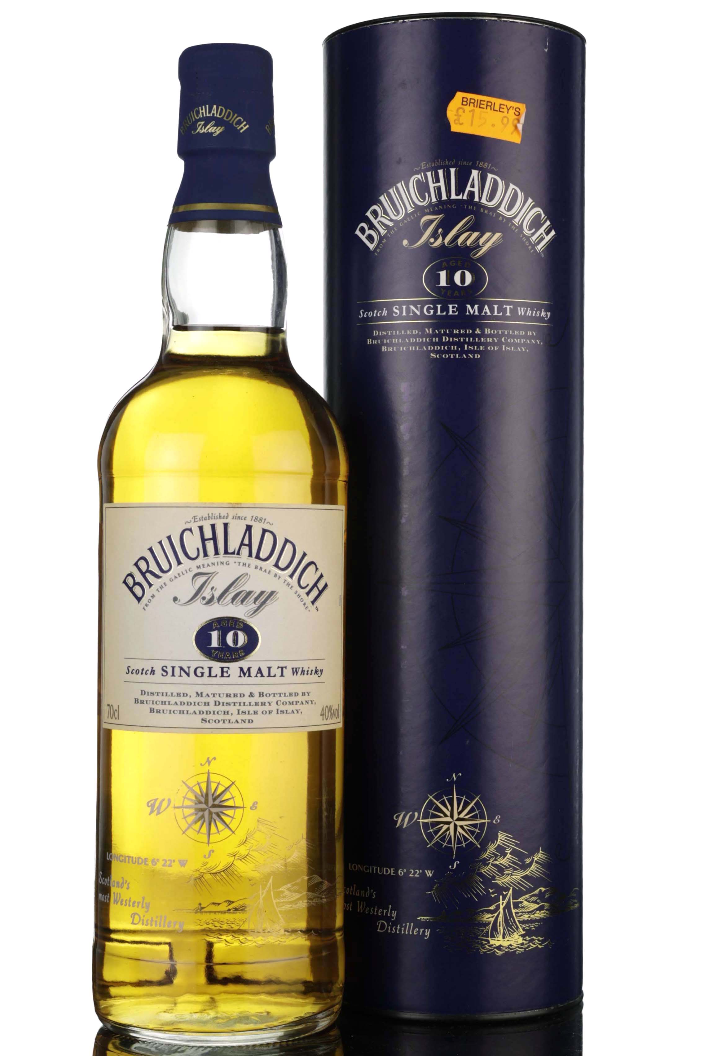 Bruichladdich 10 Year Old - 1990s