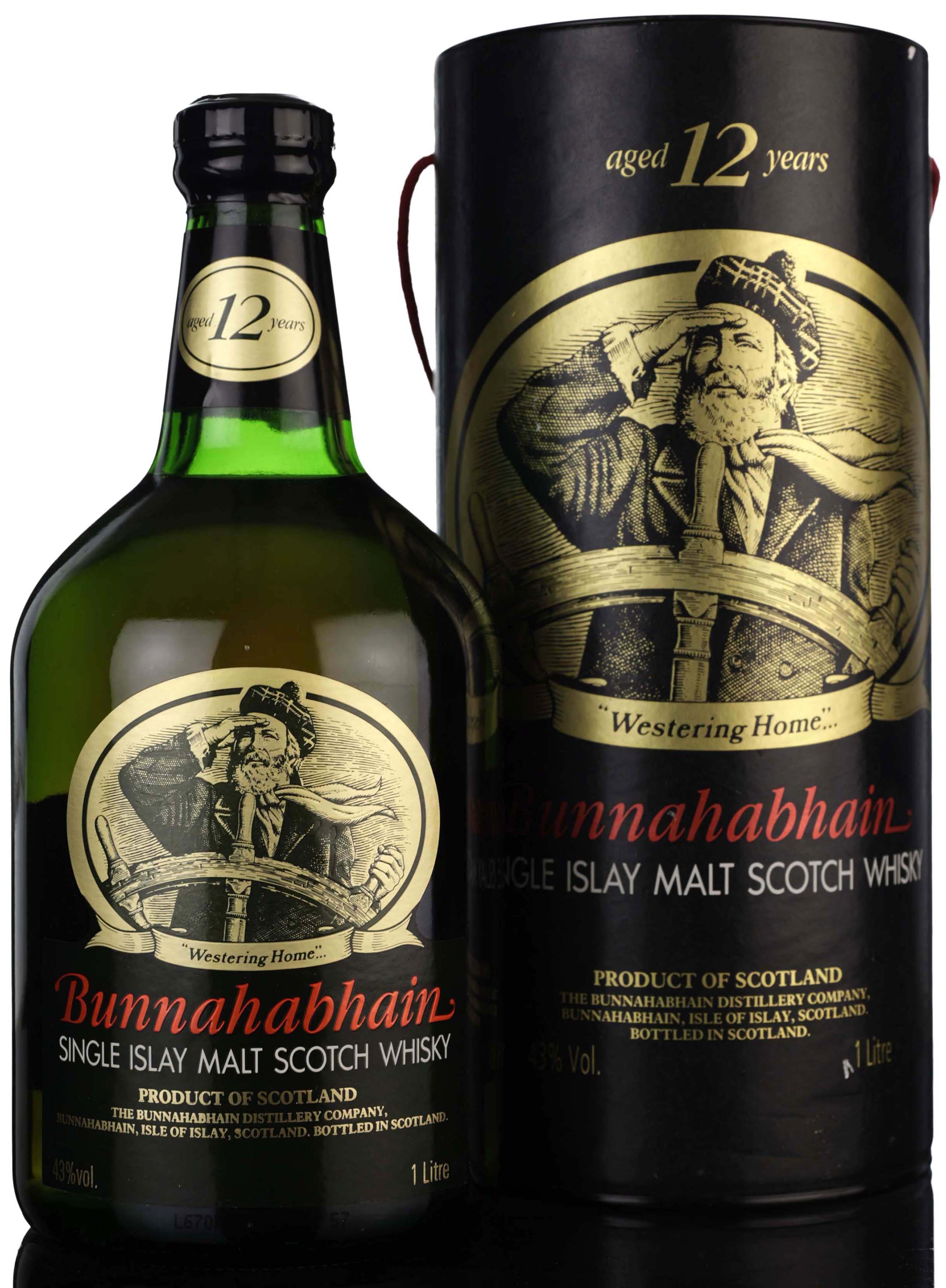 Bunnahabhain 12 Year Old - 1990s - 1 Litre