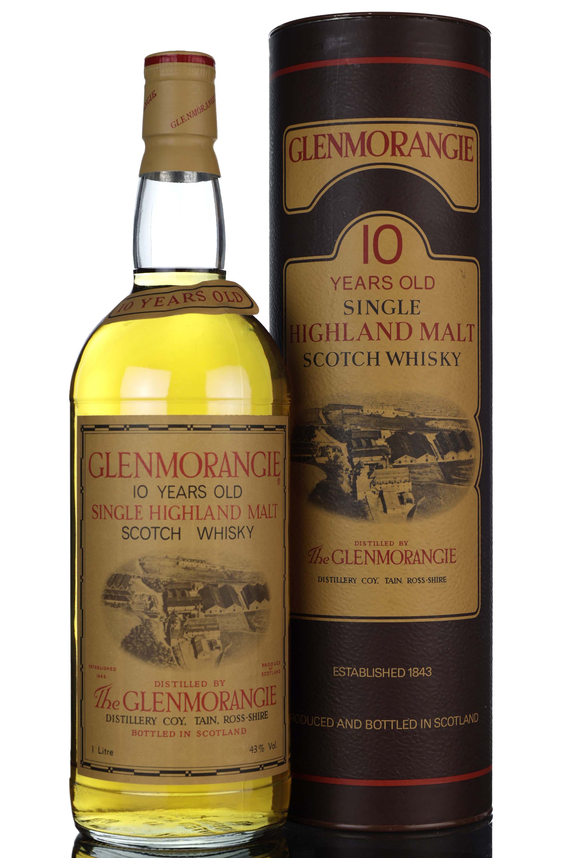 Glenmorangie 10 Year Old - Circa 1990 - 1 Litre