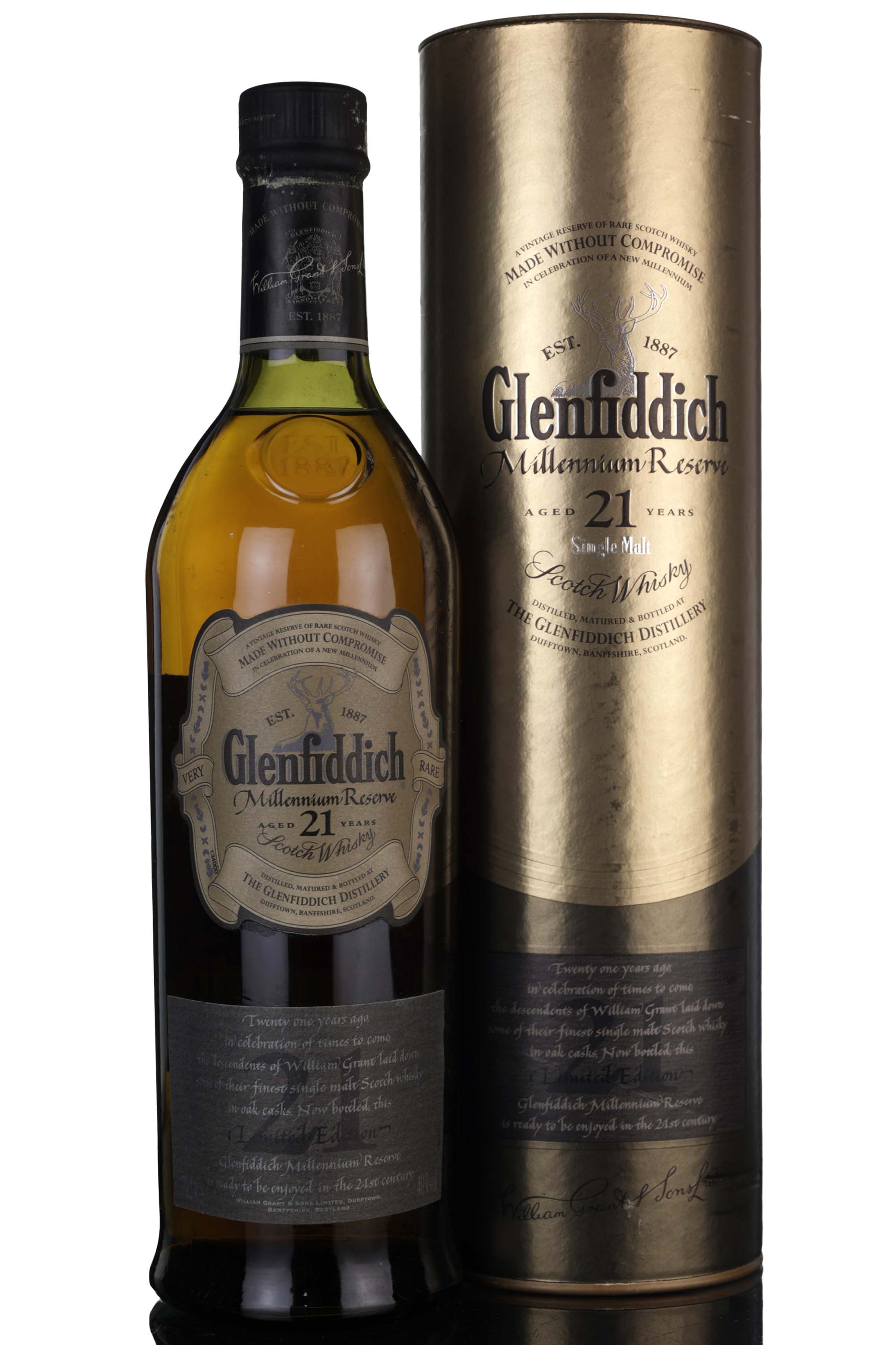 Glenfiddich 21 Year Old - Millennium Reserve - 1999 Release