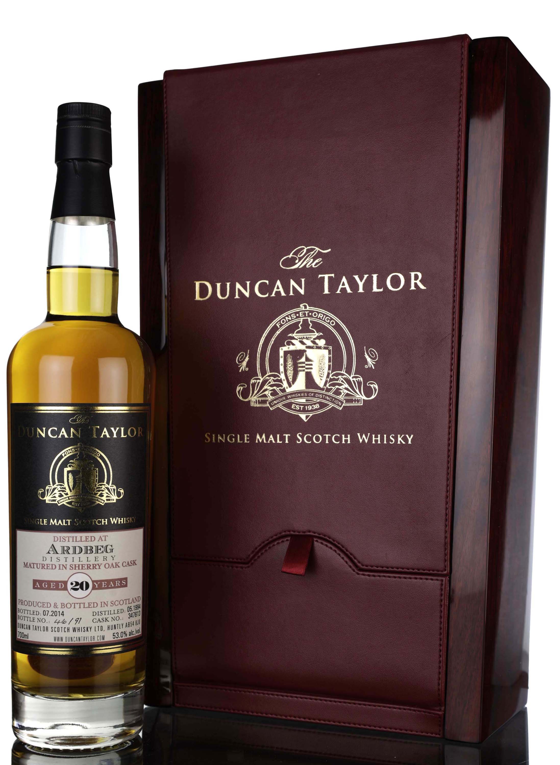 Ardbeg 1994-2014 - 20 Year Old - Duncan Taylor - Single Cask 347613