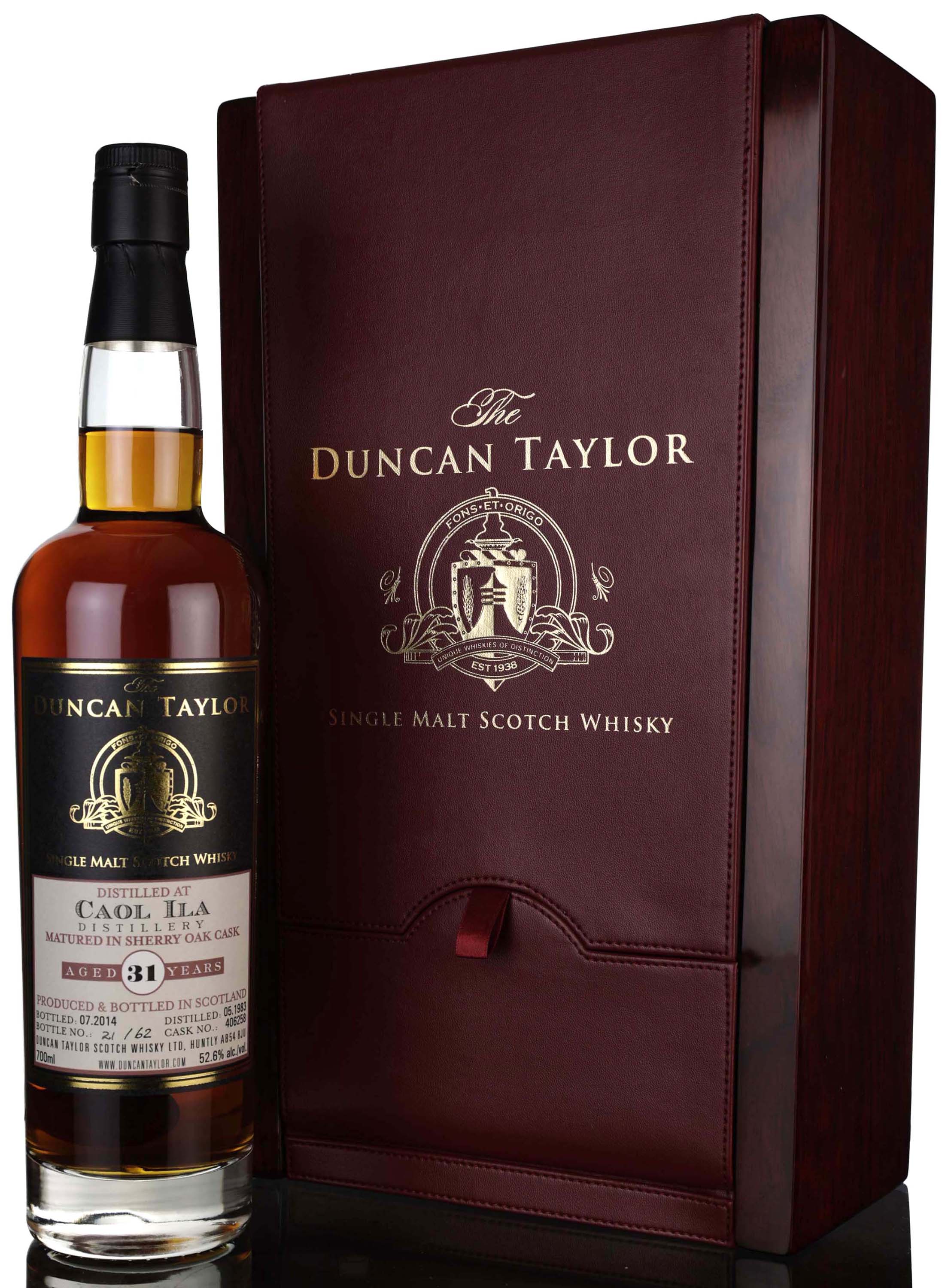 Caol Ila 1983-2014 - 31 Year Old - Duncan Taylor - Single Cask 406258