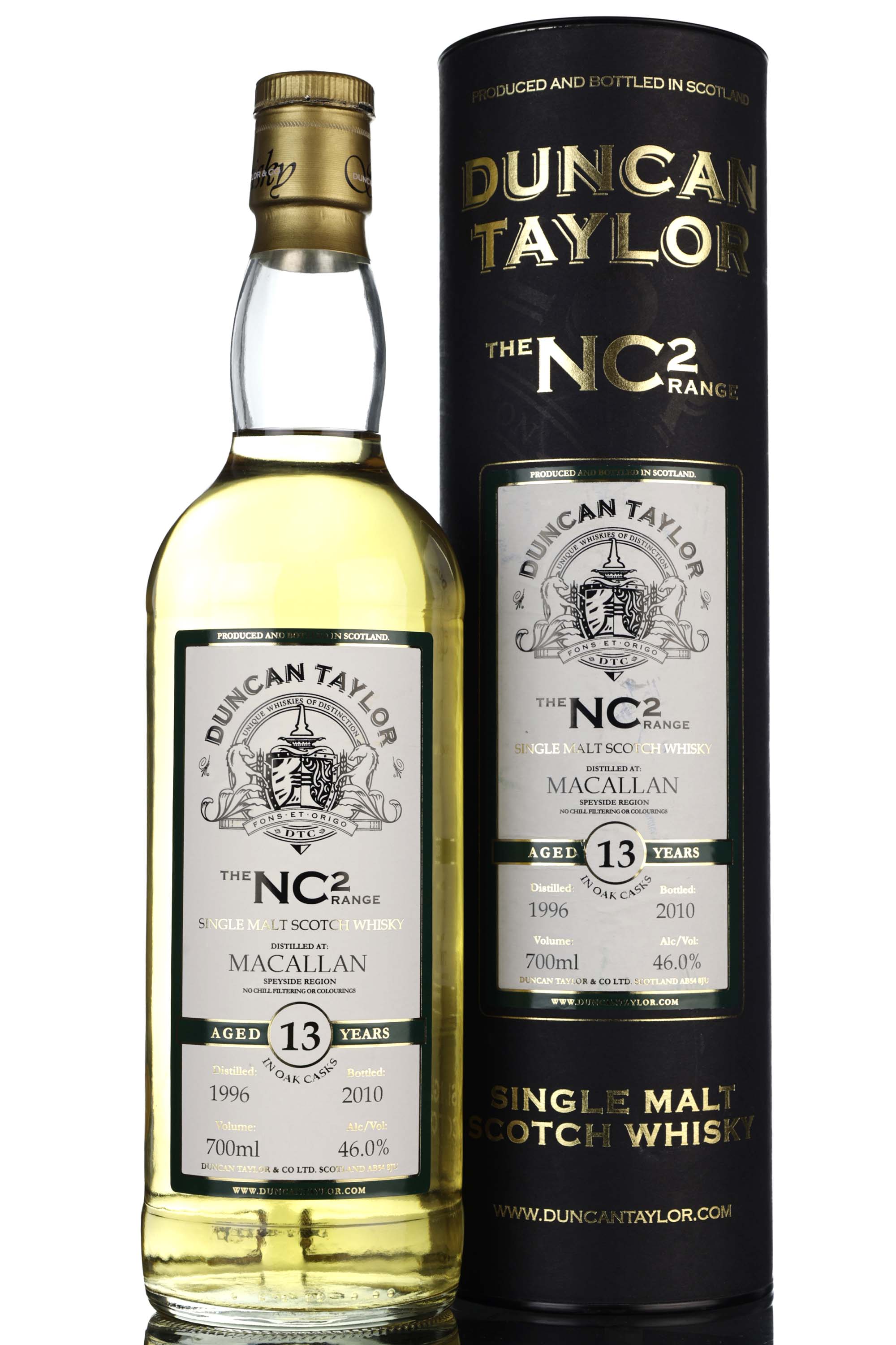 Macallan 1996-2010 - 13 Year Old - Duncan Taylor - NC2 Range