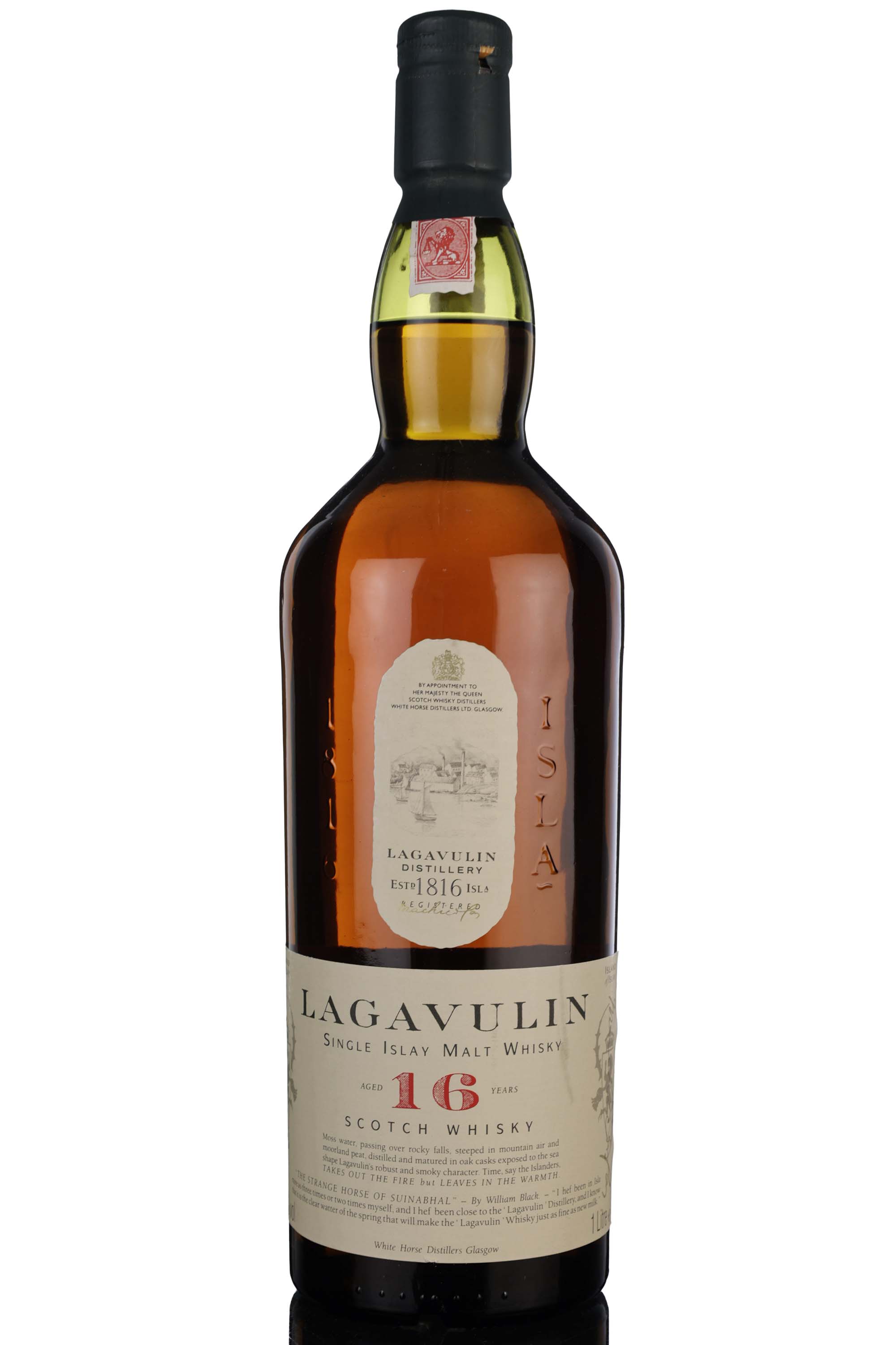 Lagavulin 16 Year Old - White Horse - 1990s - 1 Litre