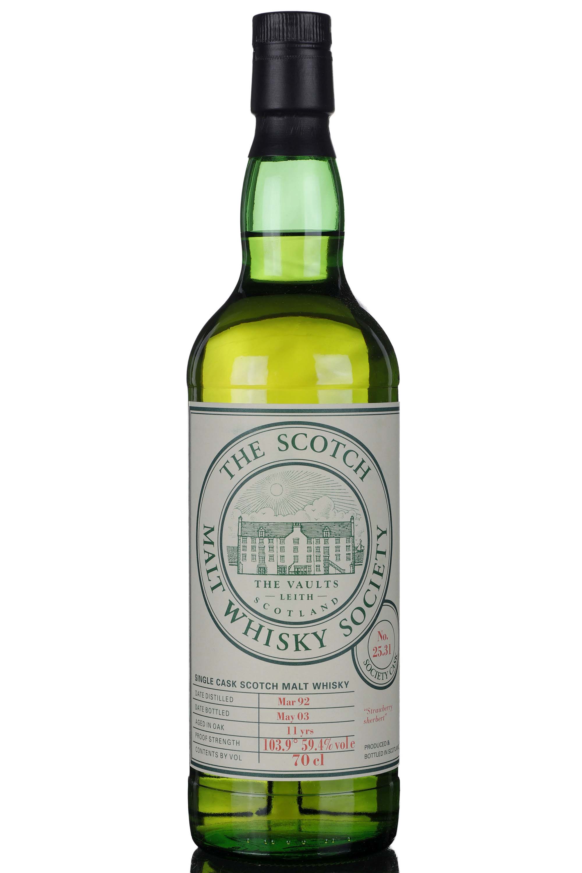 Rosebank 1992-2003 - 11 Year Old - SMWS 25.31 - Strawberry Sherbert