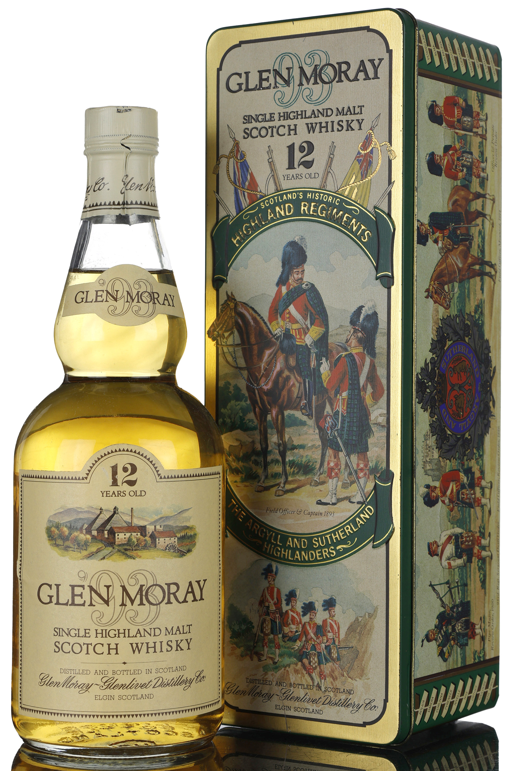 Glen Moray 12 Year Old - Circa 1990 - The Argyll and Sutherland Highlanders