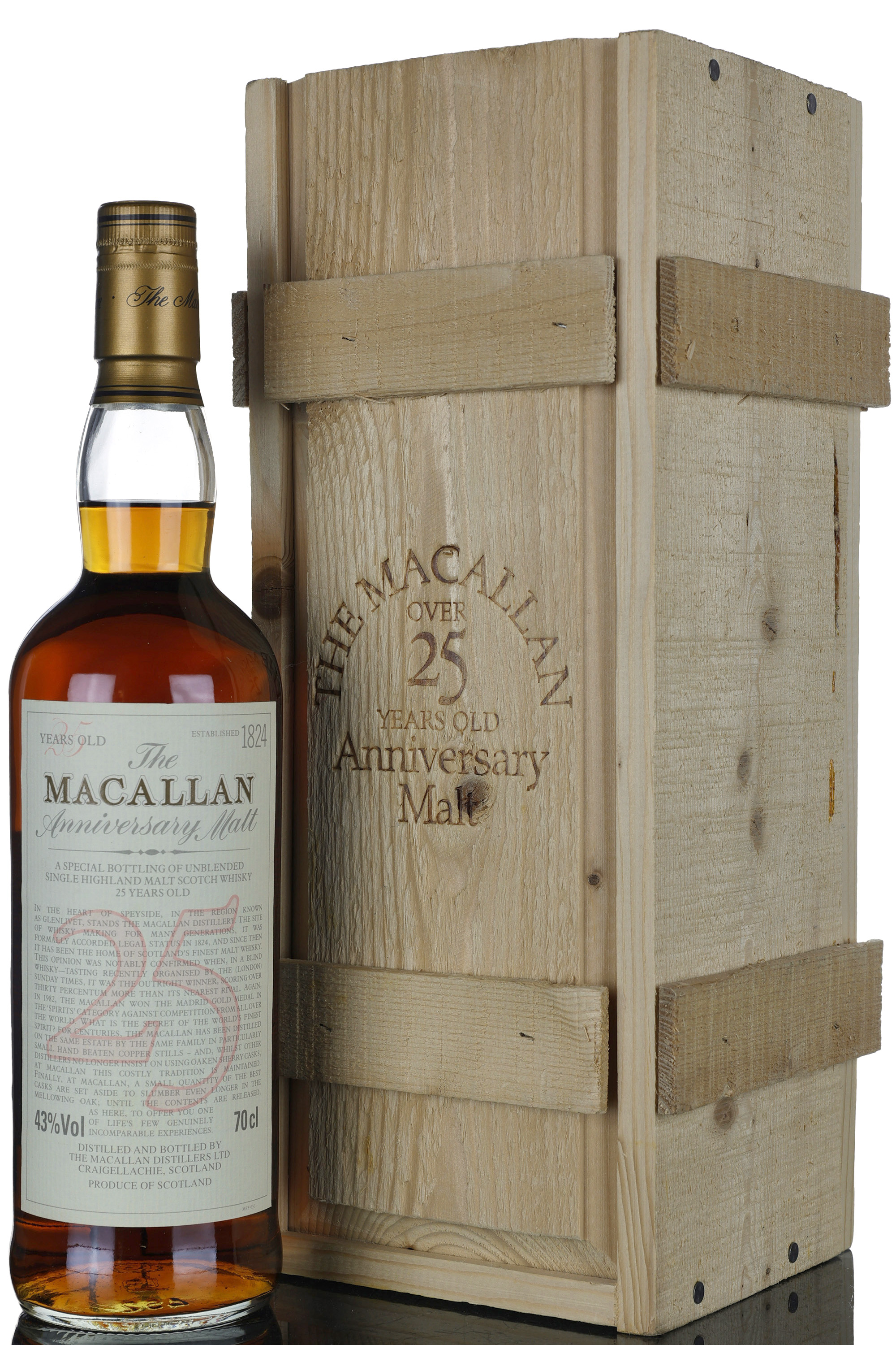 Macallan 25 Year Old Anniversary Malt