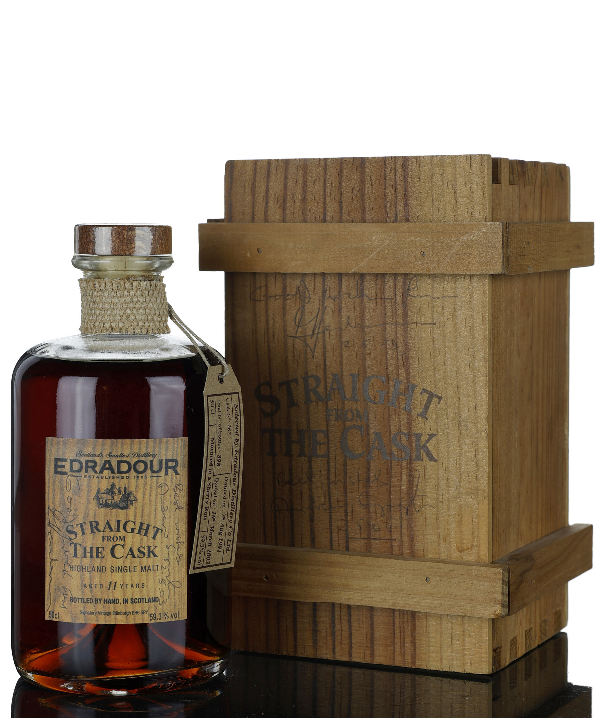 Edradour 1991-2003 - 11 Year Old - Straight From The Cask - Single Cask 267