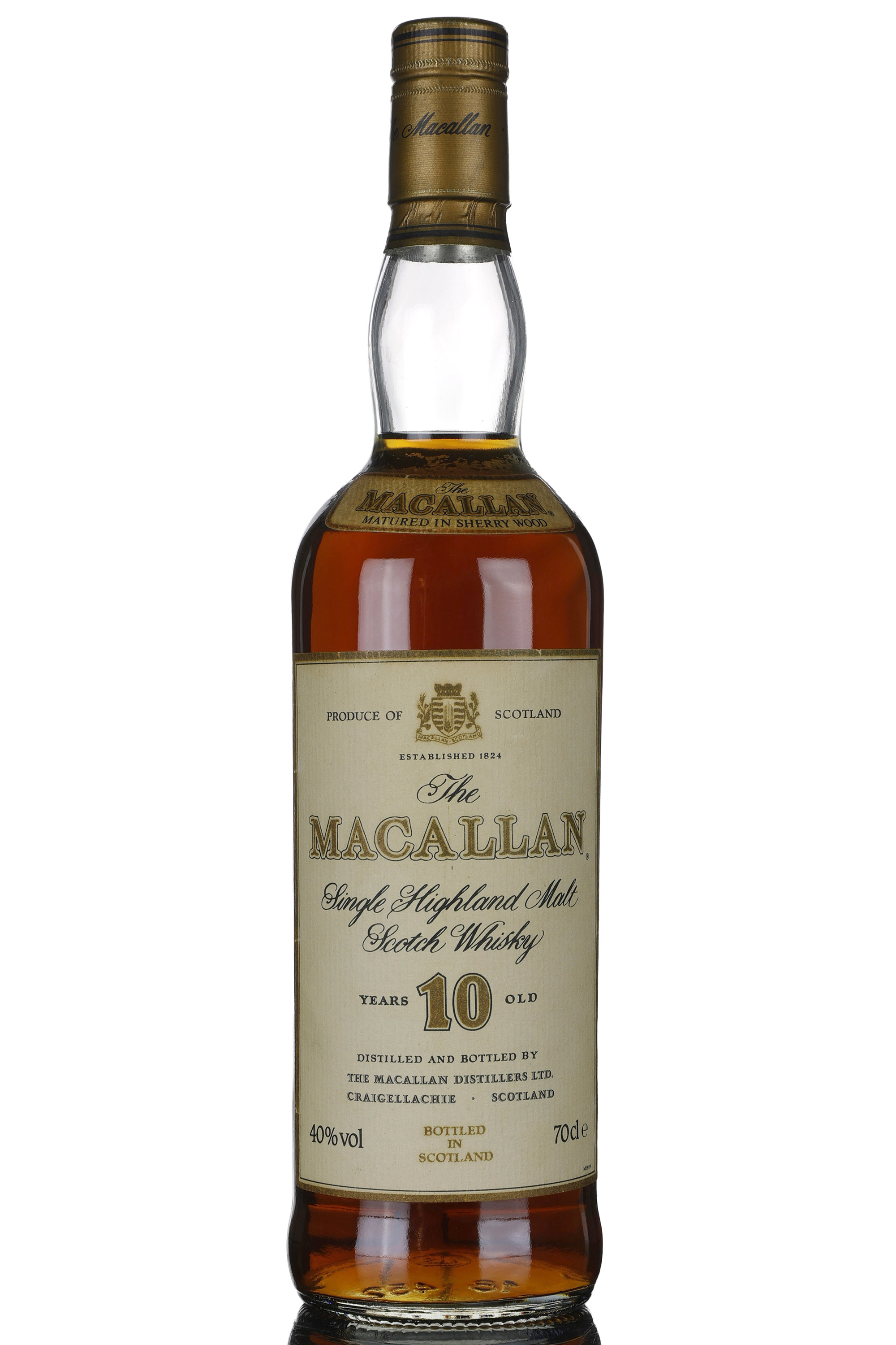 Macallan 10 Year Old - Sherry Cask - 1990s