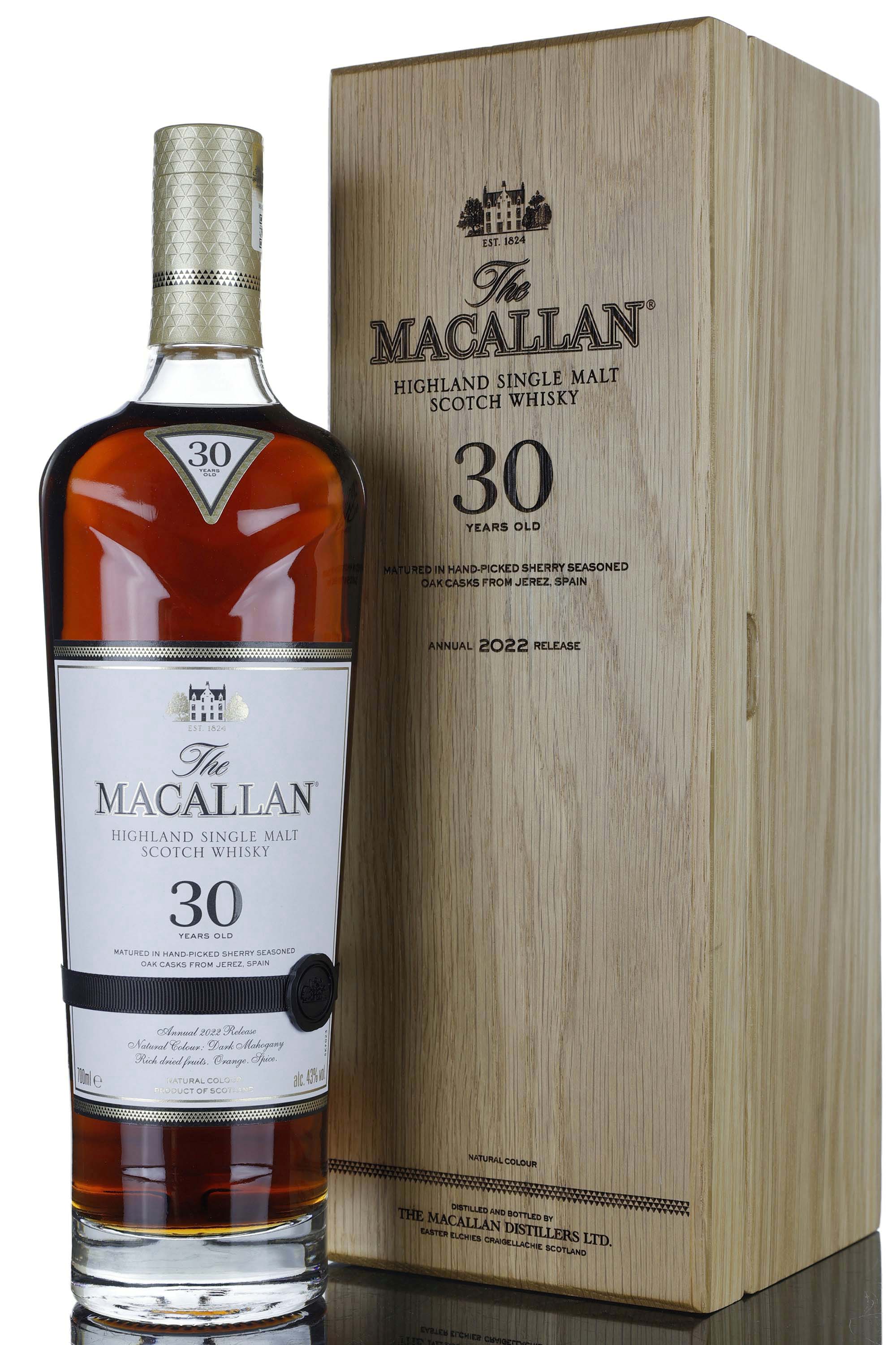 Macallan 30 Year Old - Sherry Cask - 2022 Release