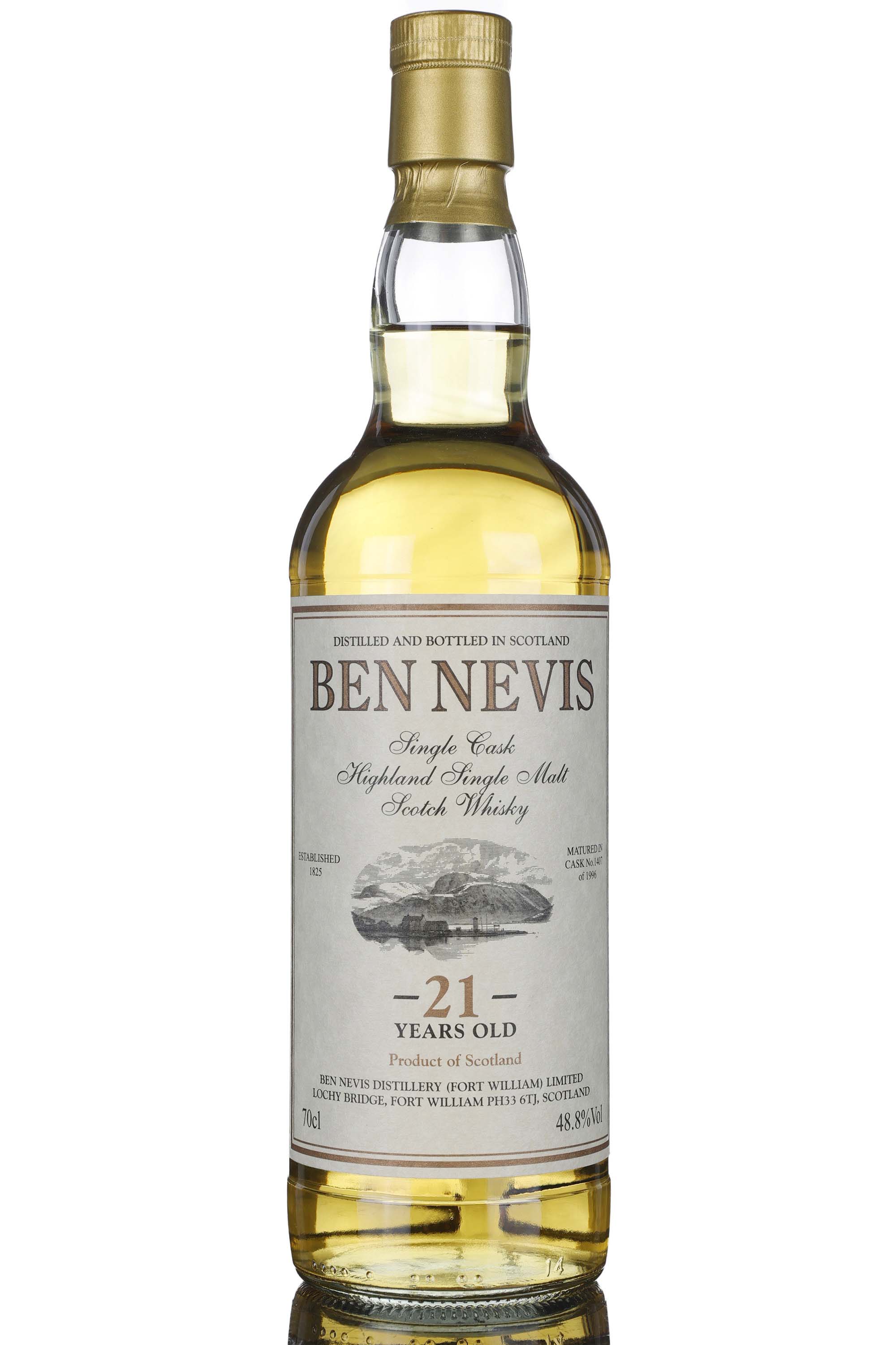 Ben Nevis 1996 - 21 Year Old - Private Cask - Single Cask 1407
