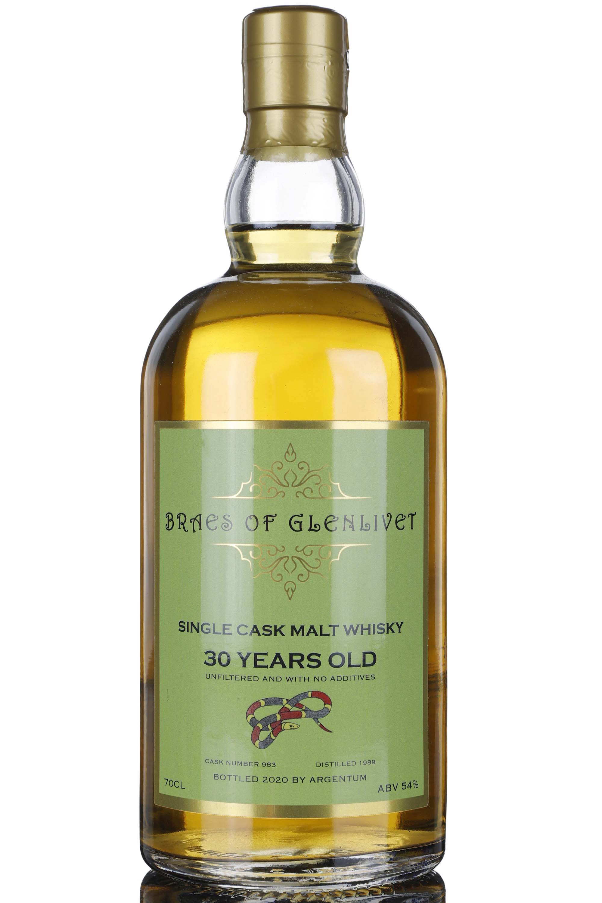 Braes Of Glenlivet 1989-2020 - 30 Year Old - Single Cask 983