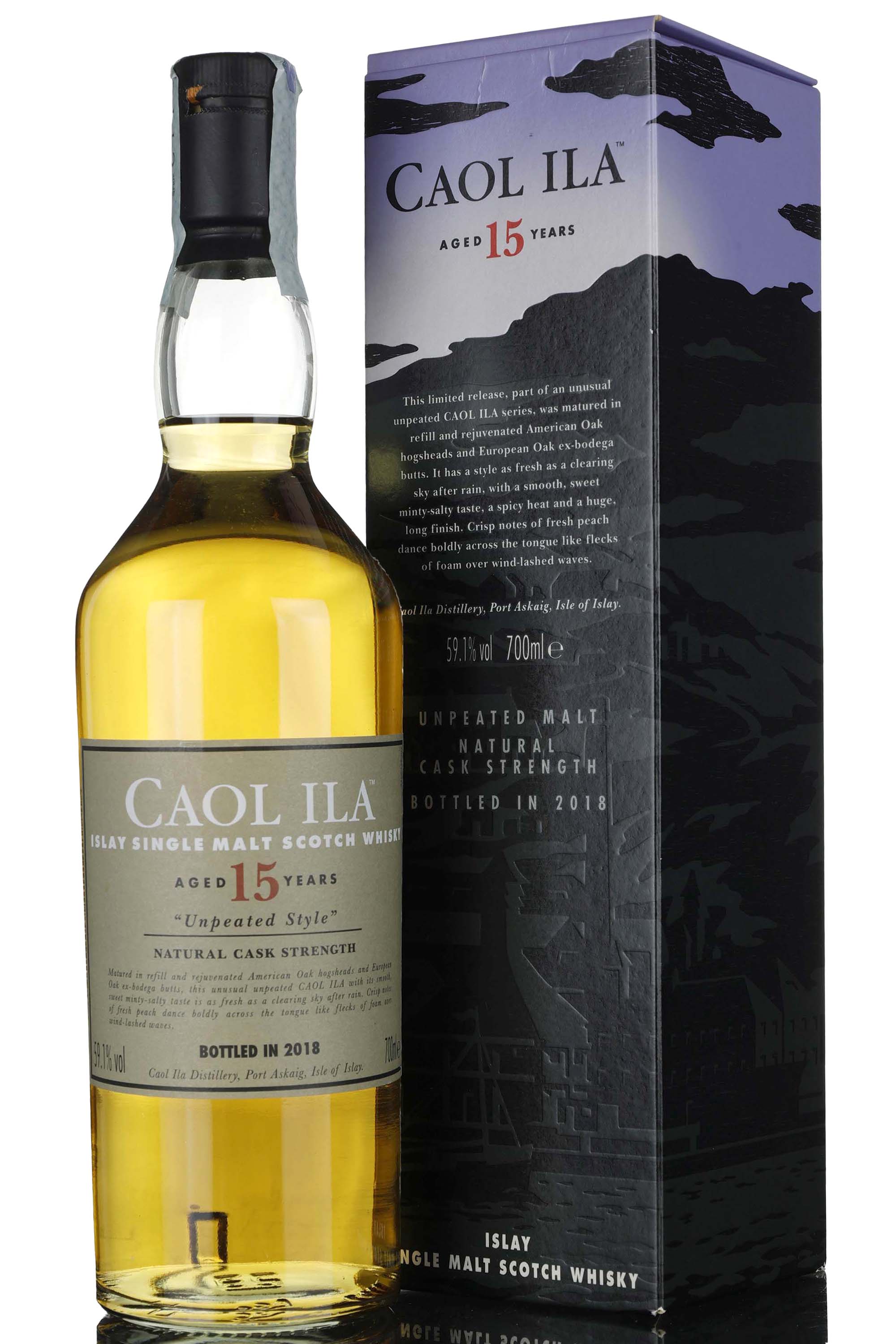 Caol Ila 15 Year Old - Unpeated Style - 2018 Release