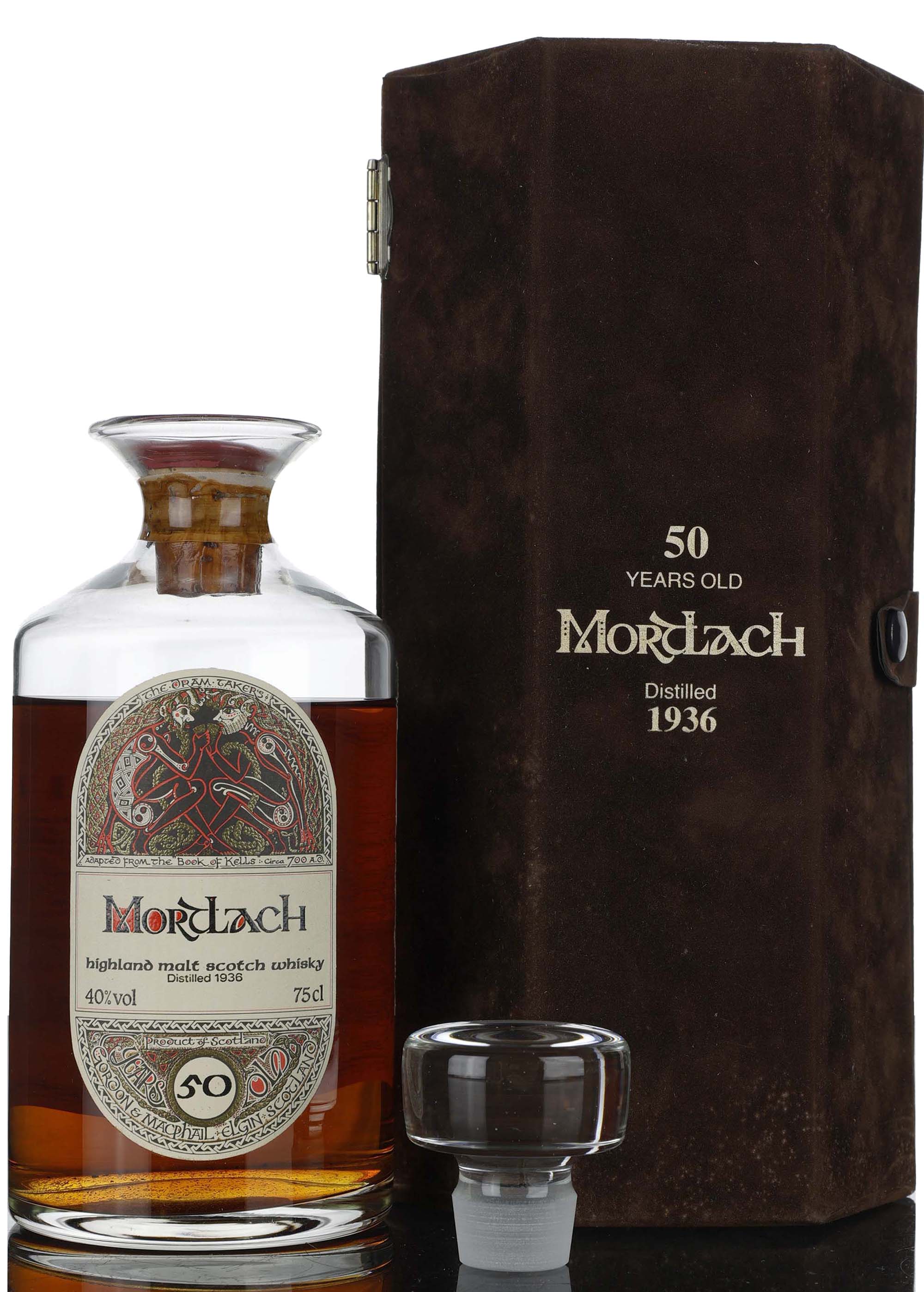 Mortlach 1936-1986 - 50 Year Old - Gordon & MacPhail - Book Of Kells