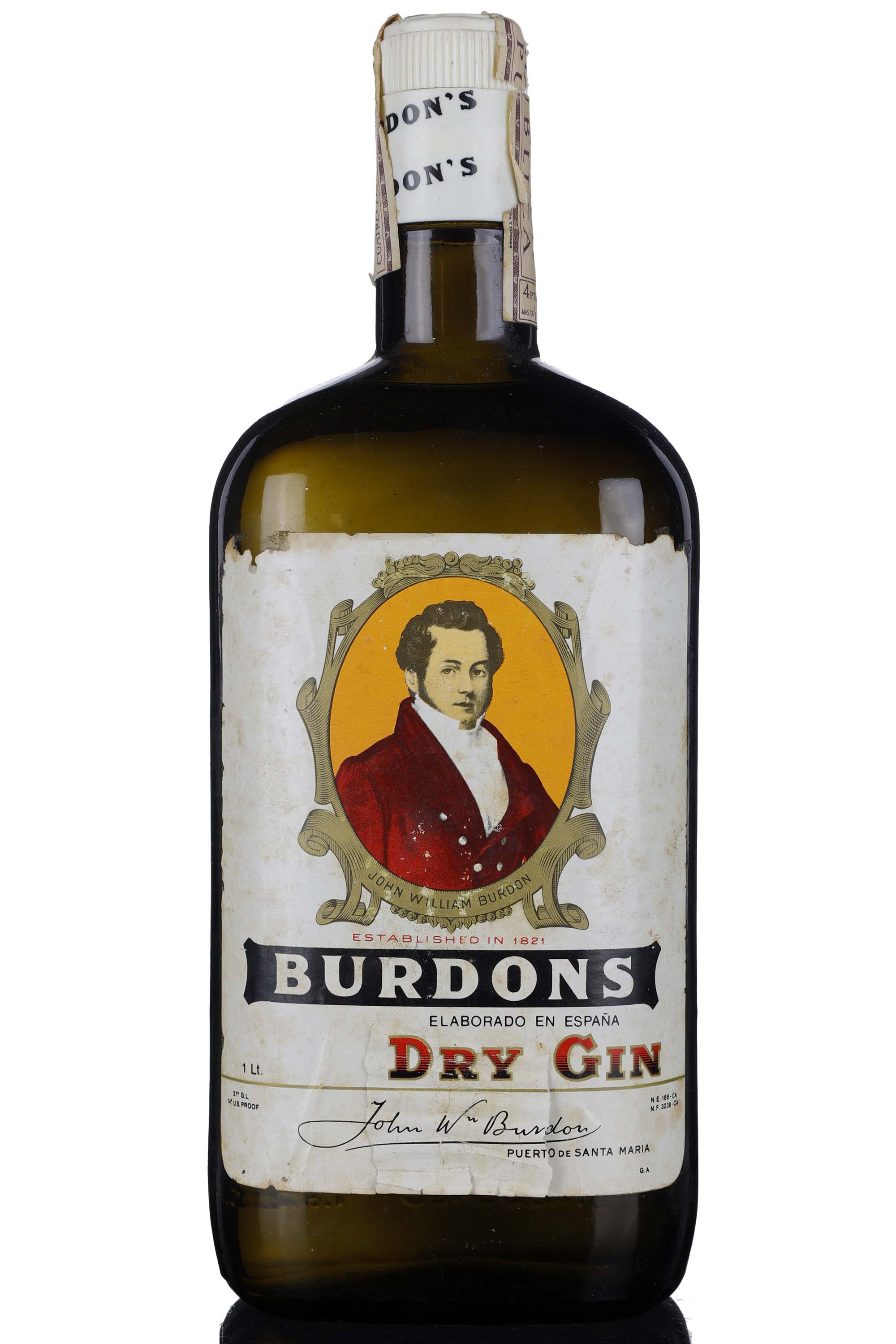 Burdons Gin - 1 Litre