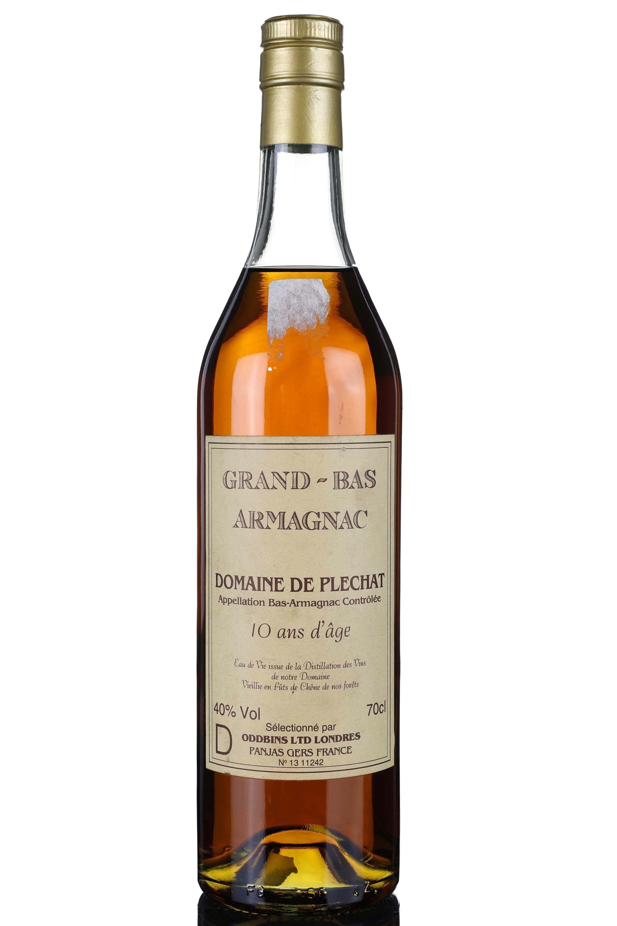 Domaine De Plechat 10 Year Old Grand Bas Armagnac