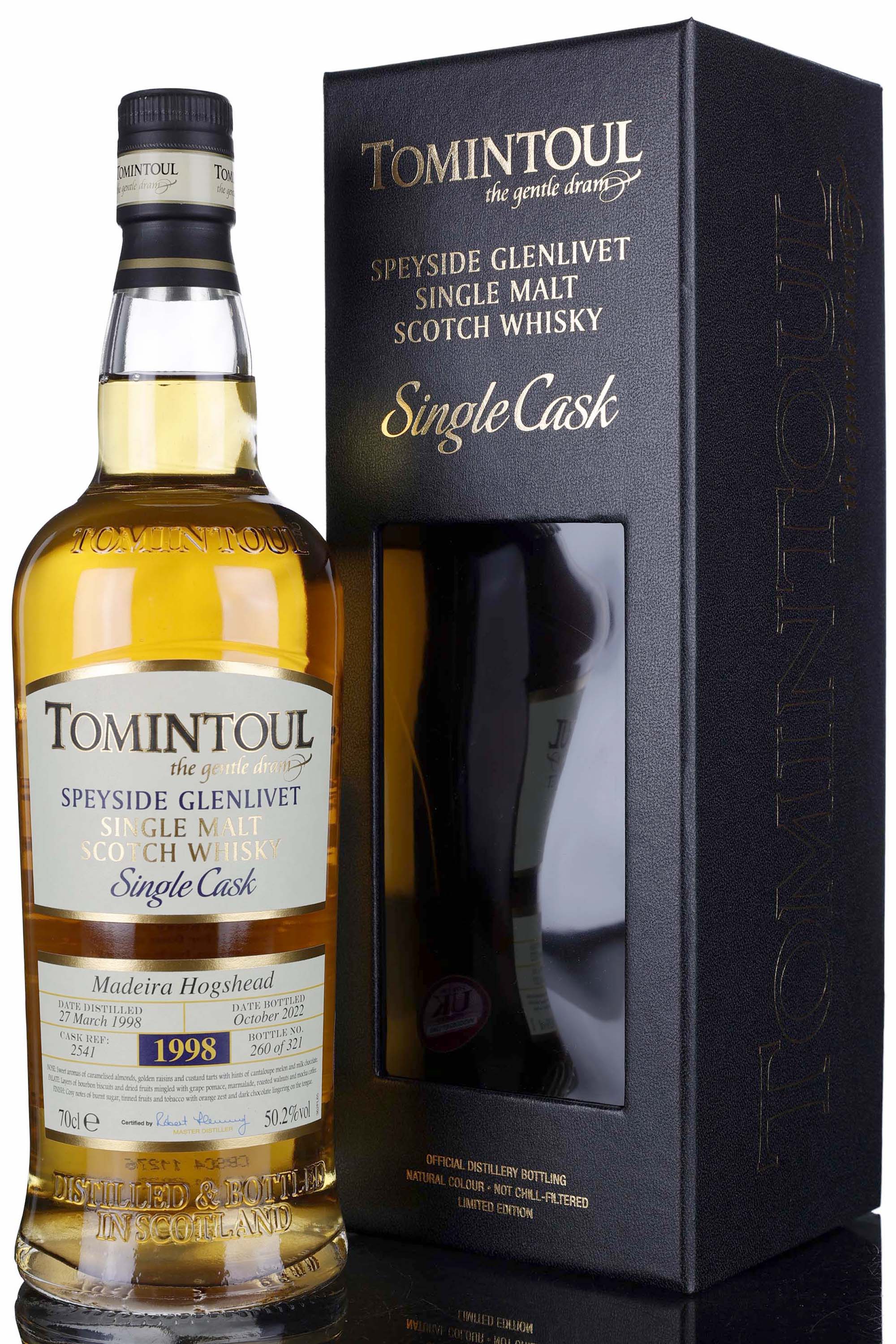 Tomintoul 1998-2022 - 24 Year Old - Single Cask 2541