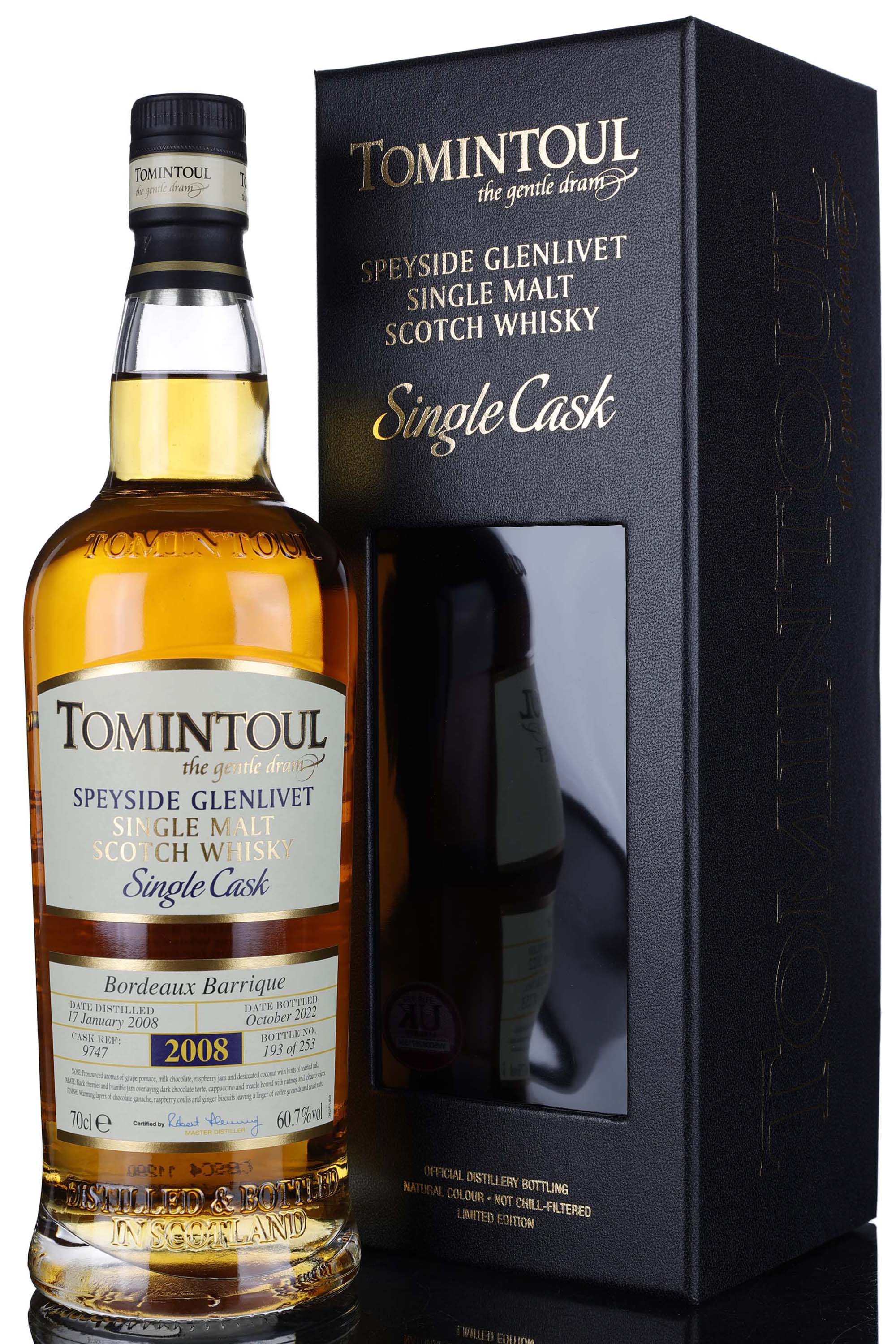 Tomintoul 2008-2022 - 14 Year Old - Single Cask 9747