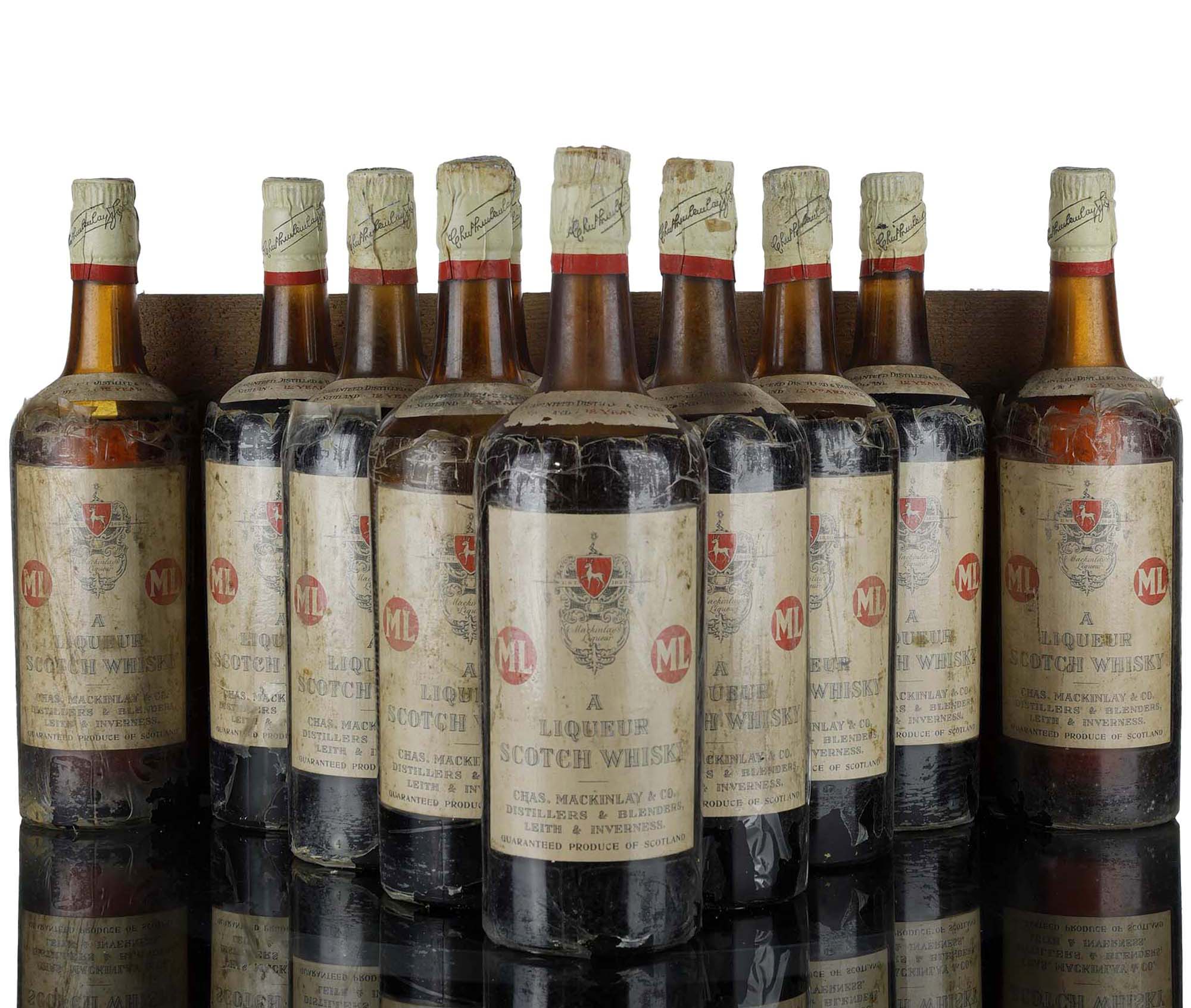 Mackinlays 12 Year Old - A Liqueur Scotch Whisky - Rotation 1939 - Full Case Of 12