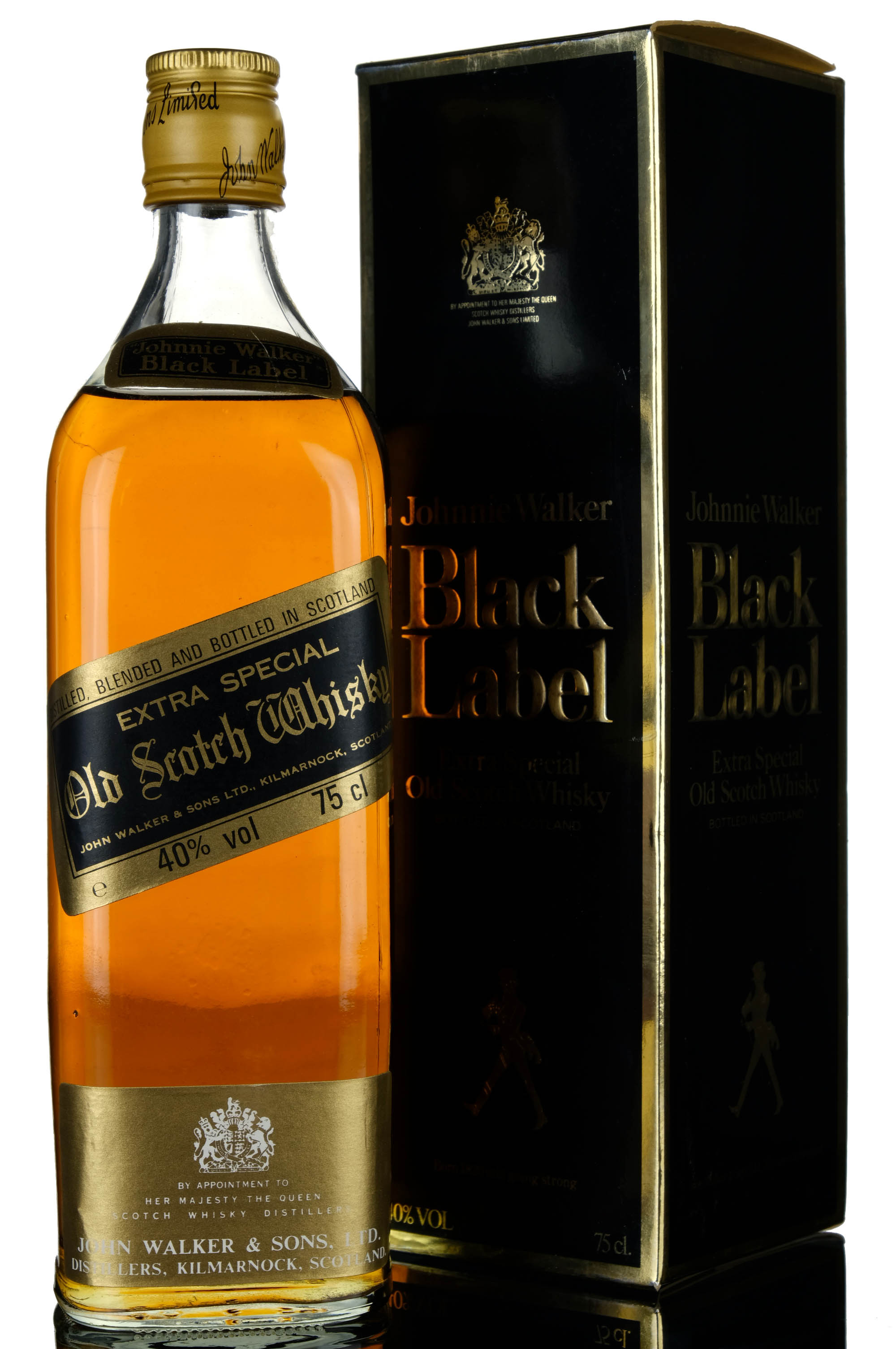 Johnnie Walker 12 Year Old - Black Label - Extra Special - 1980s