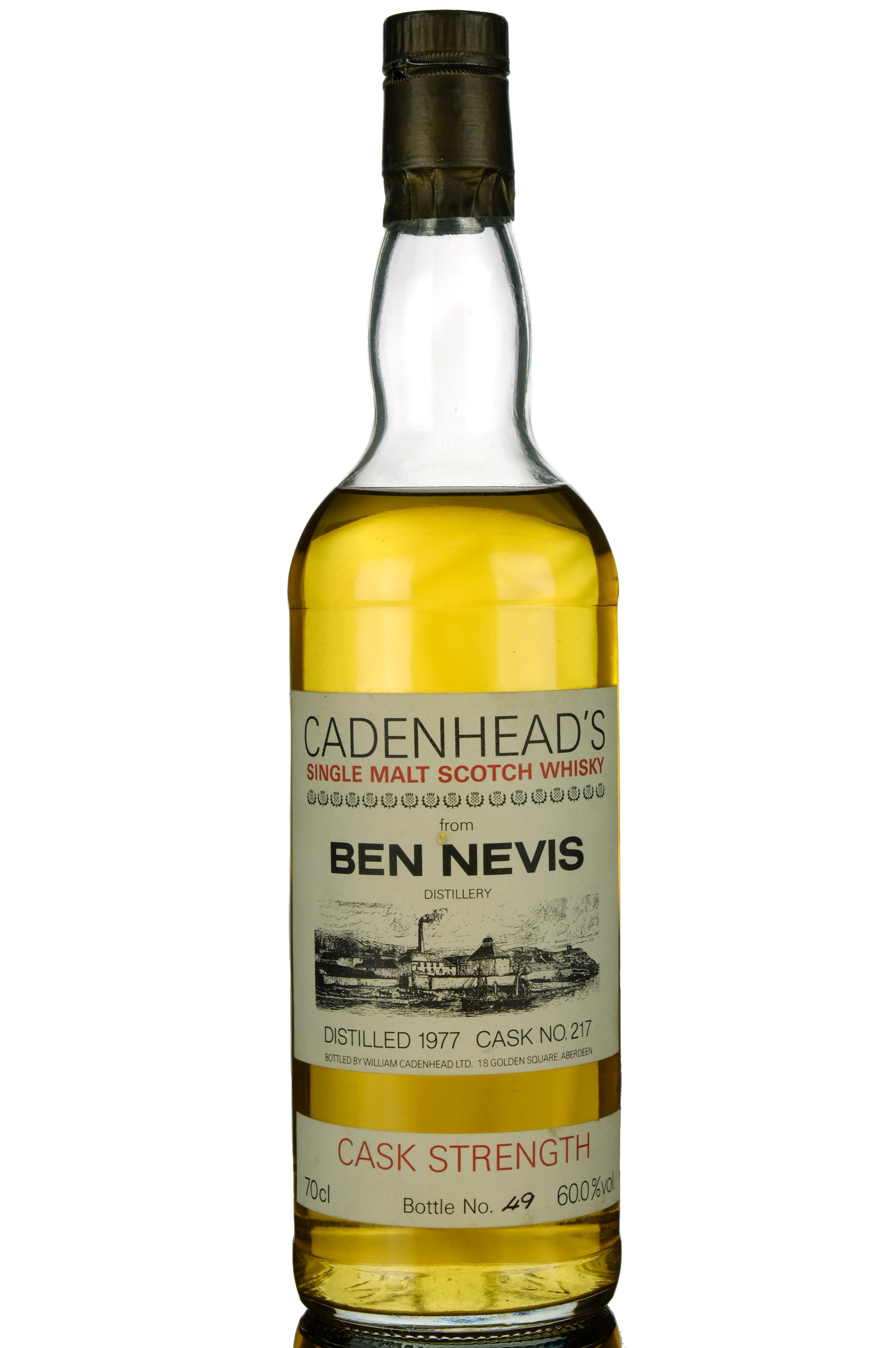 Ben Nevis 1977 - Cadenheads Cask Strength - Single Cask 217