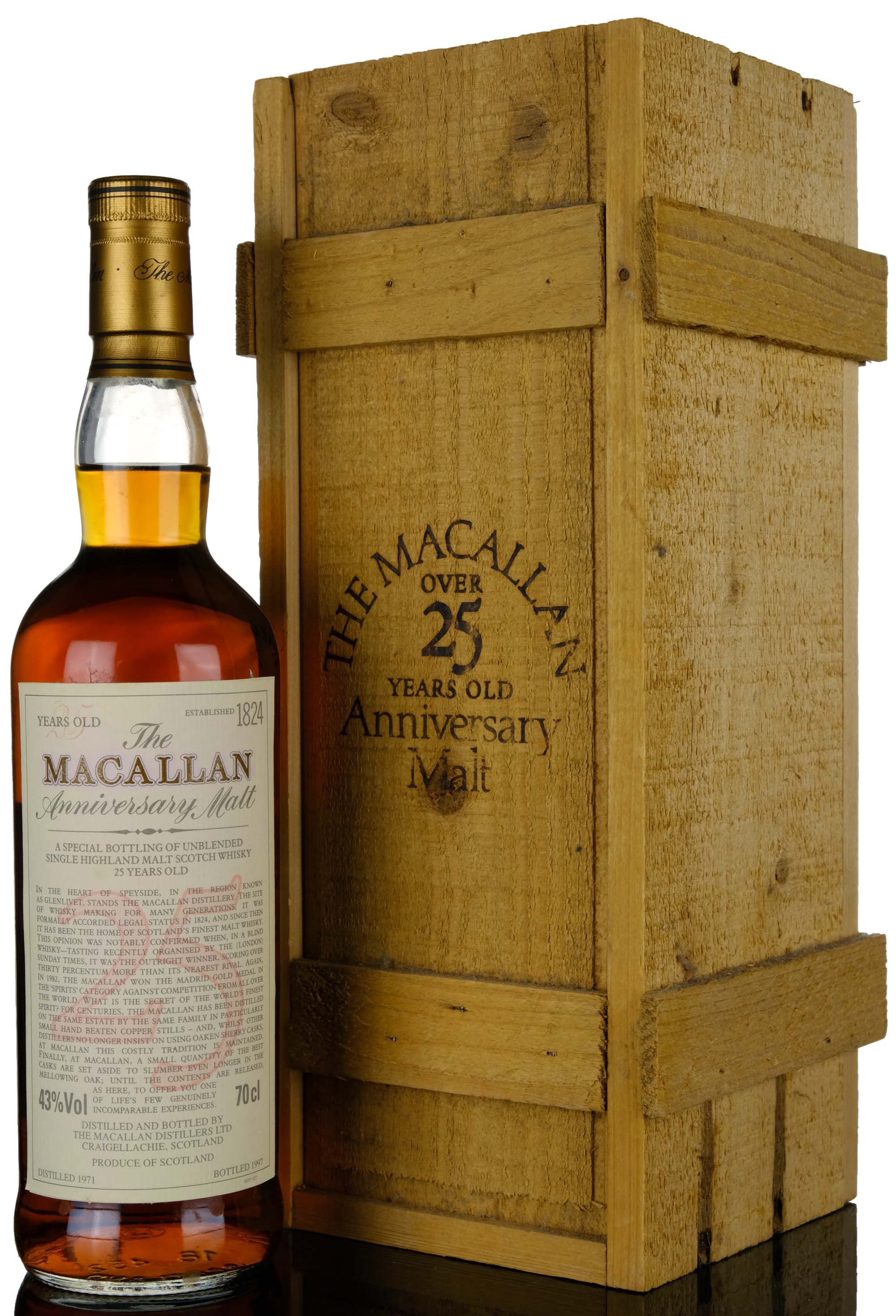 Macallan 1971-1997 - 25 Year Old Anniversary Malt