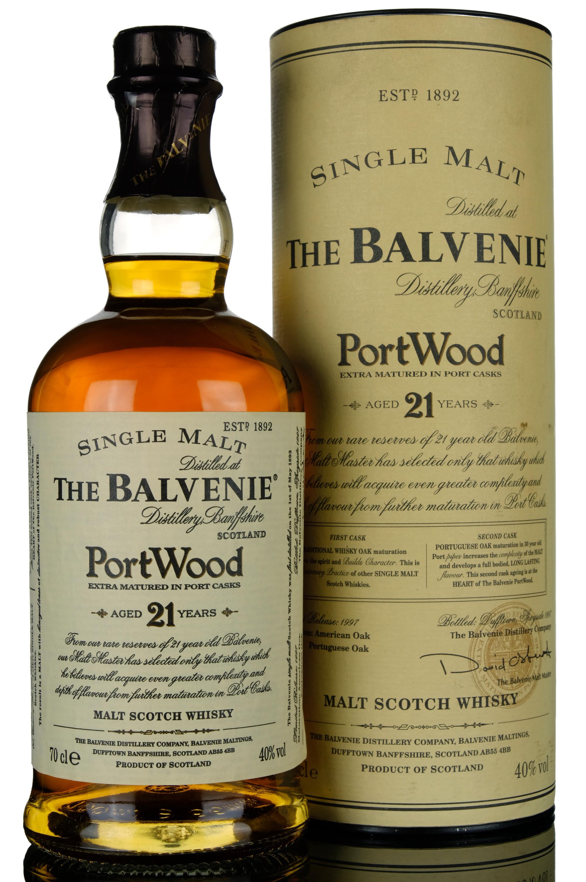 Balvenie 21 Year Old - PortWood - Circa 2000