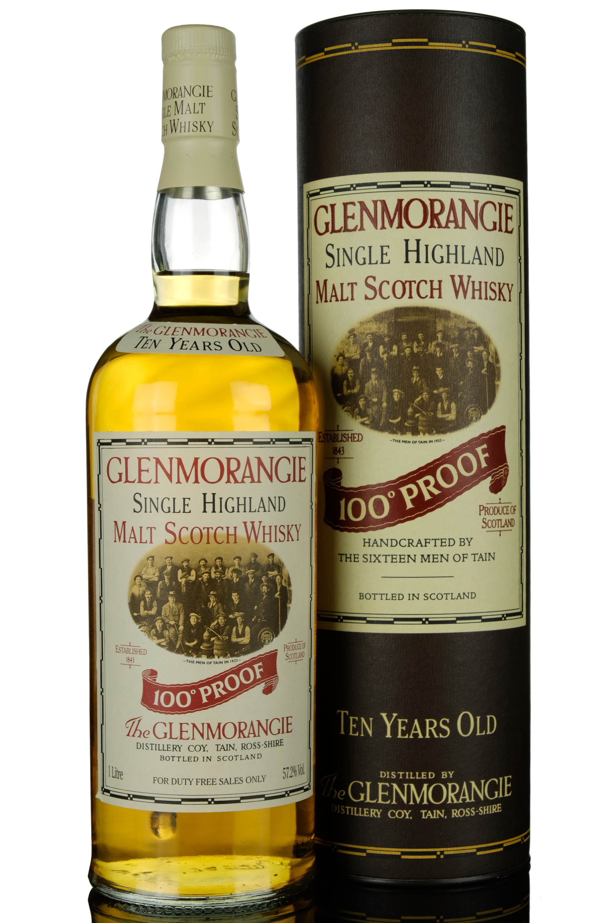 Glenmorangie 10 Year Old - 1990s - 100 Proof - 1 Litre
