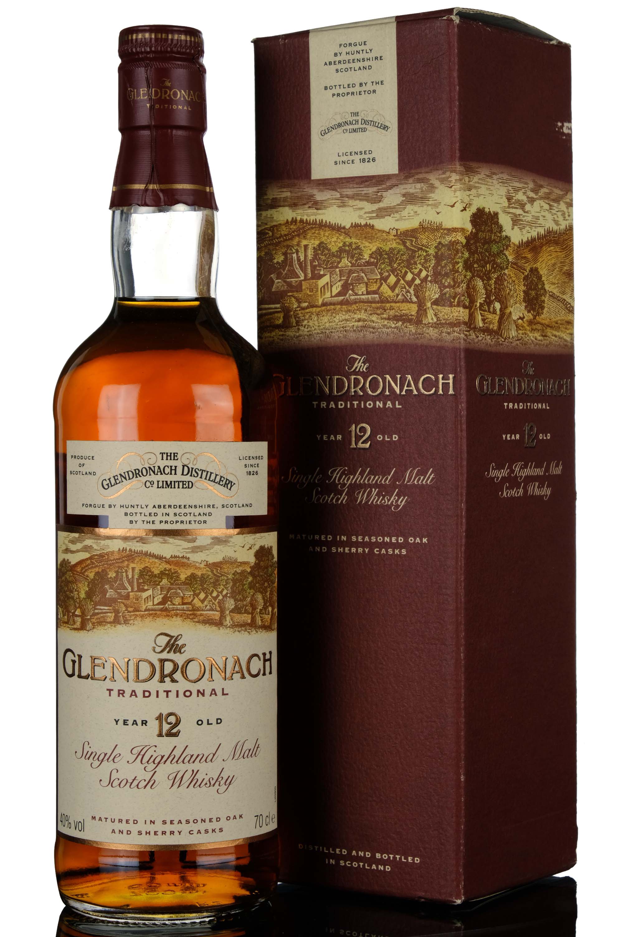 Glendronach 12 Year Old - Traditional - 1990s