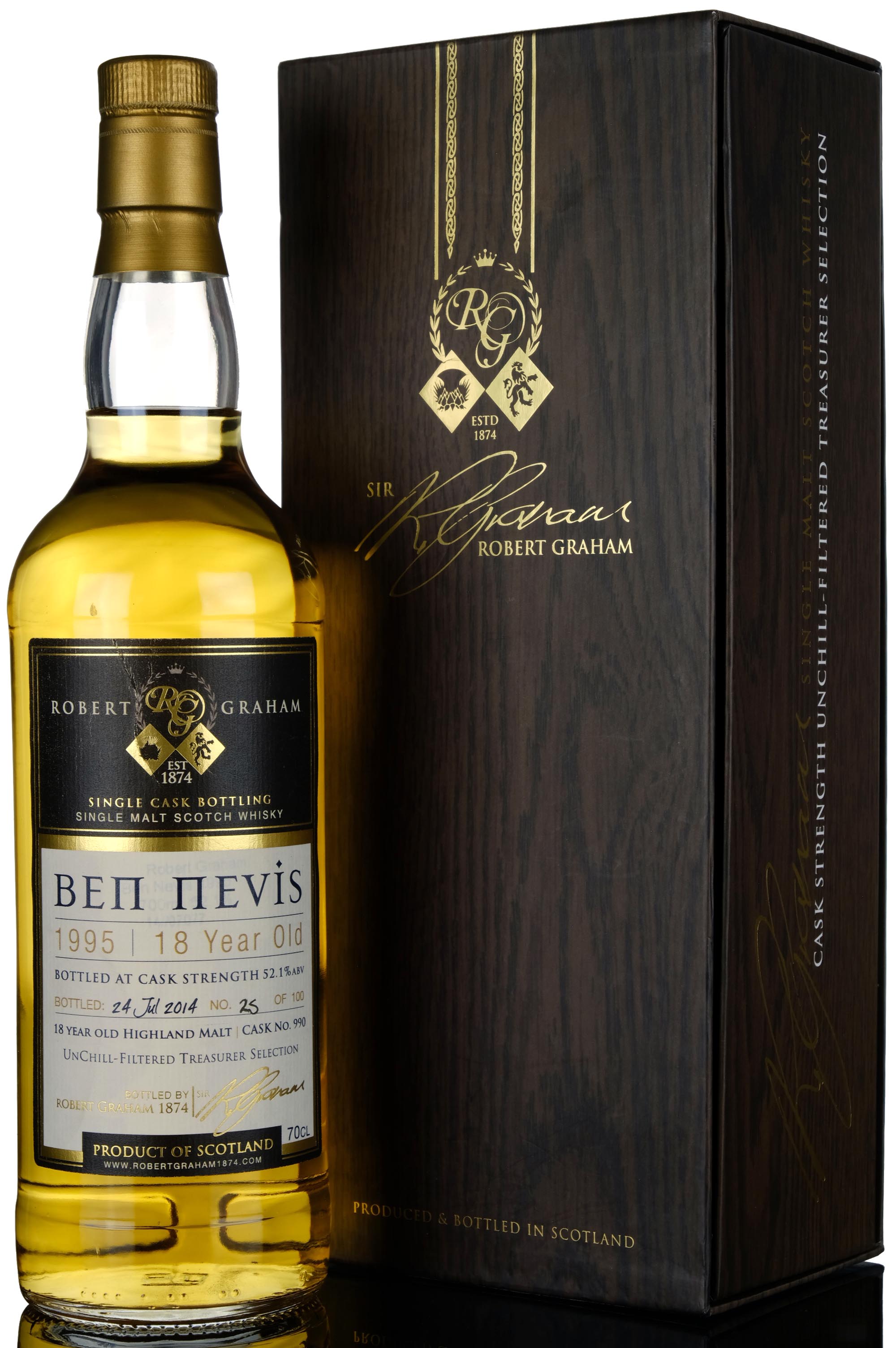 Ben Nevis 1995-2014 - 18 Year Old - Robert Graham - Single Cask 990
