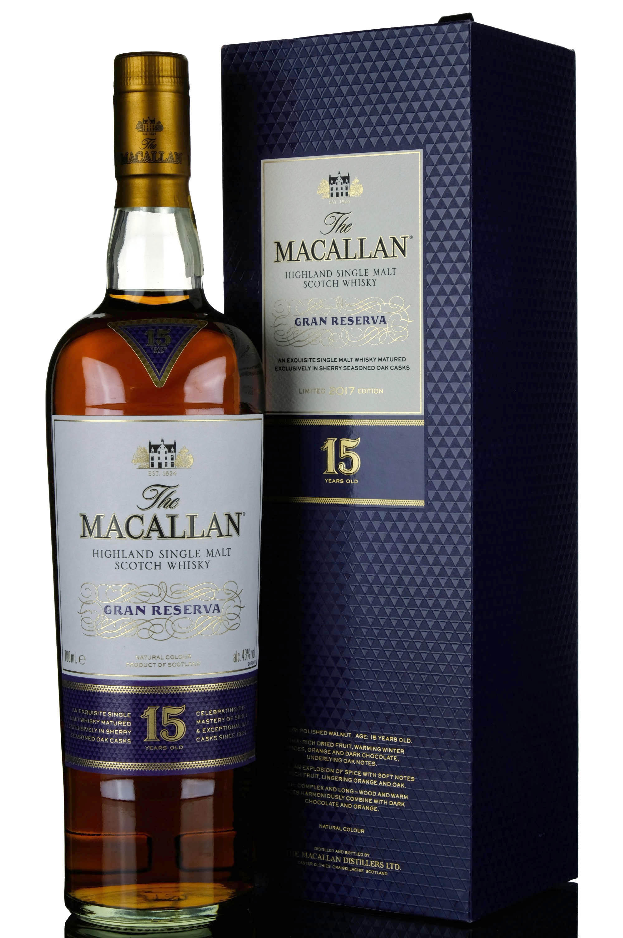 Macallan 15 Year Old - Gran Reserva - 2017 Release