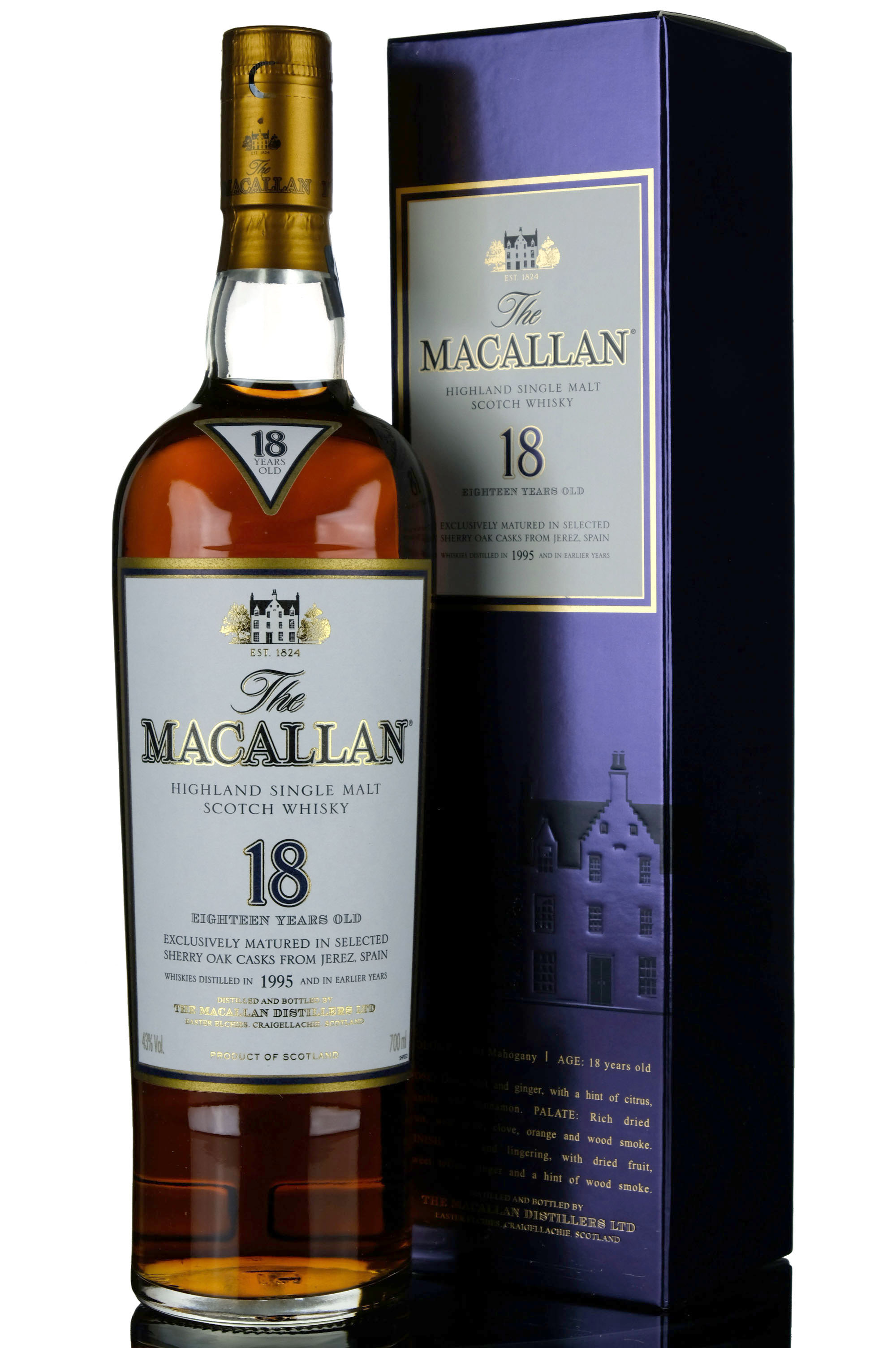 Macallan 1995 - 18 Year Old - Sherry Cask
