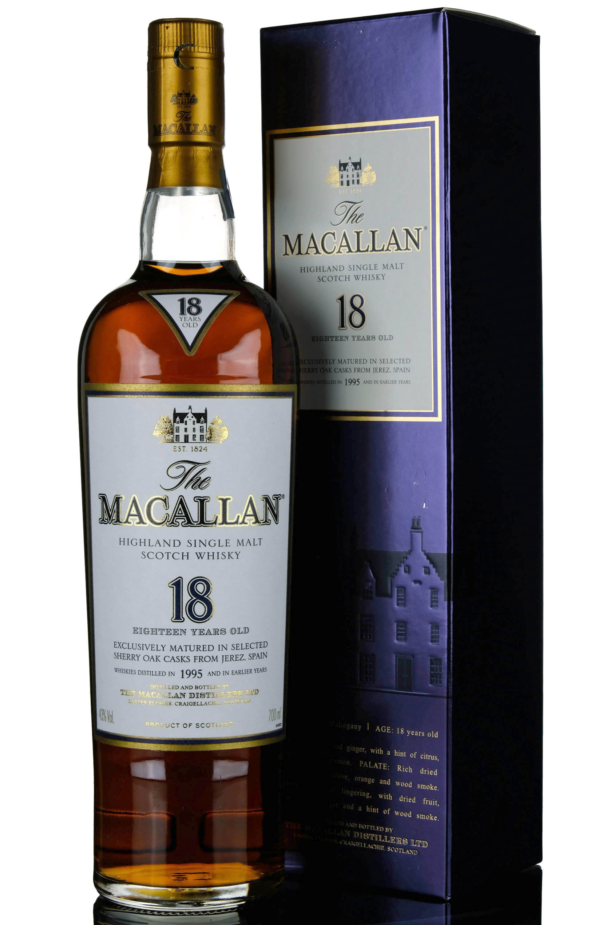 Macallan 1995 - 18 Year Old - Sherry Cask