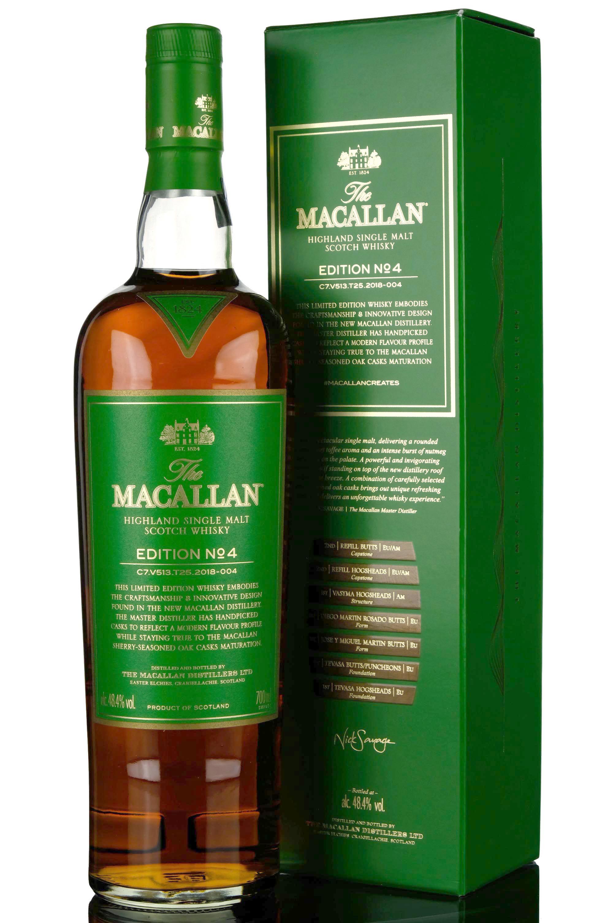 Macallan Edition No4 - 2018 Release